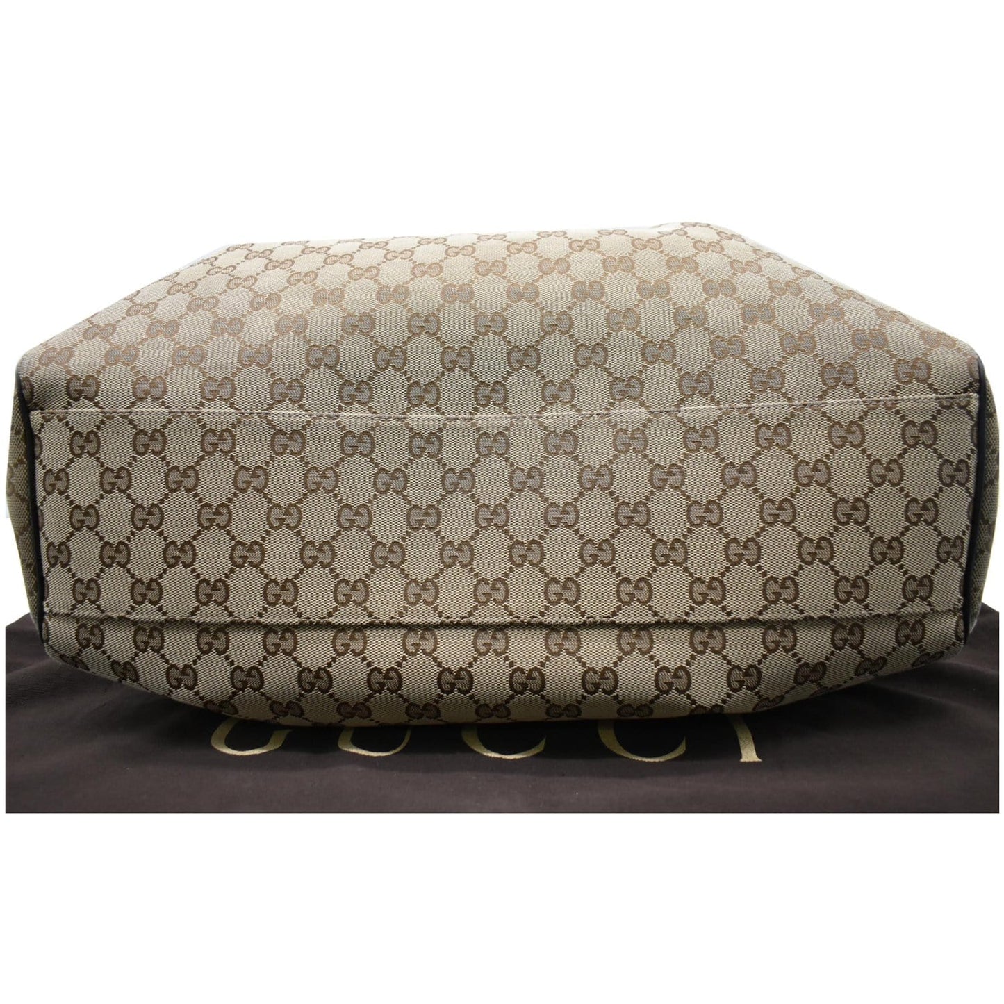 GUCCI Sukey Large GG Canvas Tote Bag Black 211943