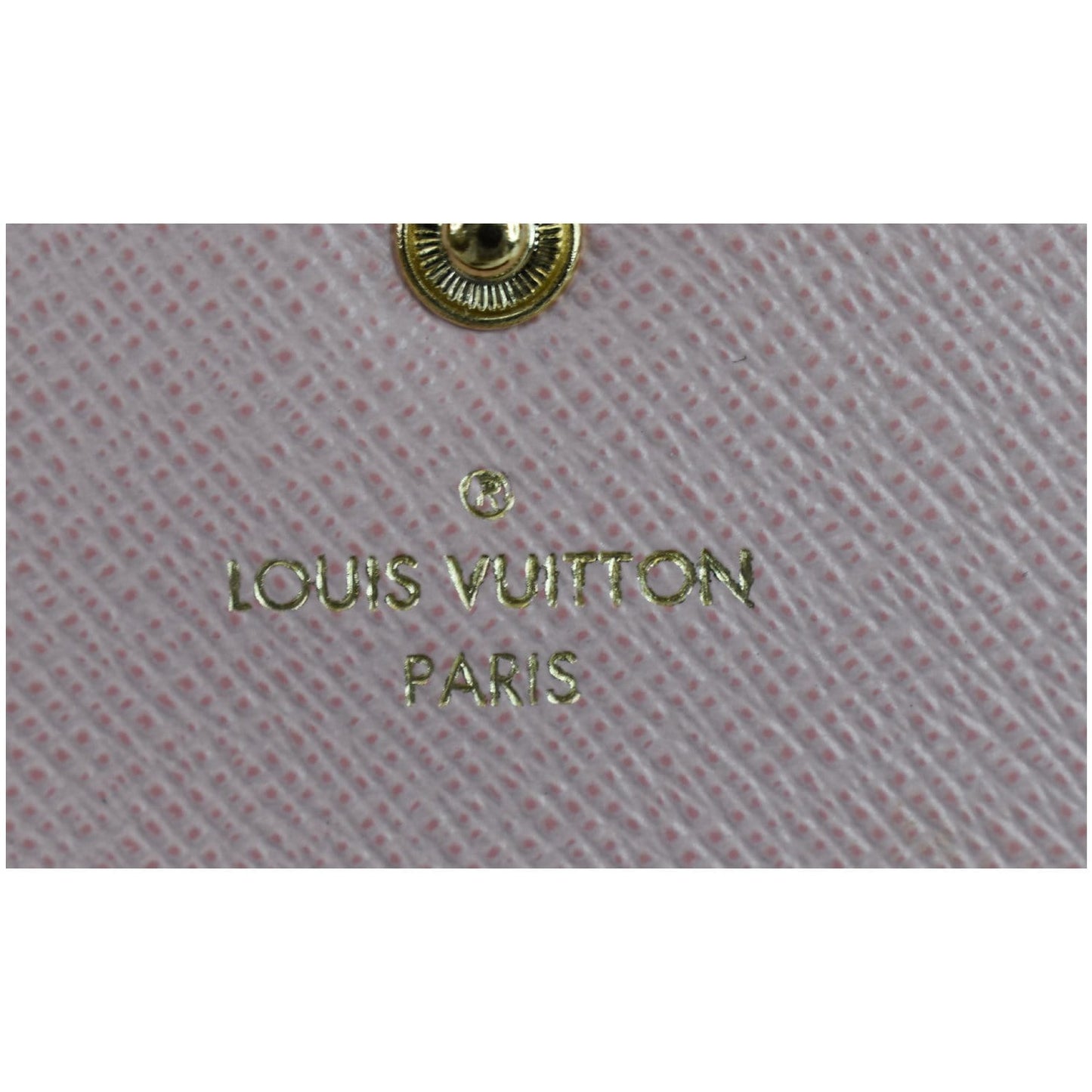 LOUIS VUITTON Emilie Monogram Canvas Wallet Brown