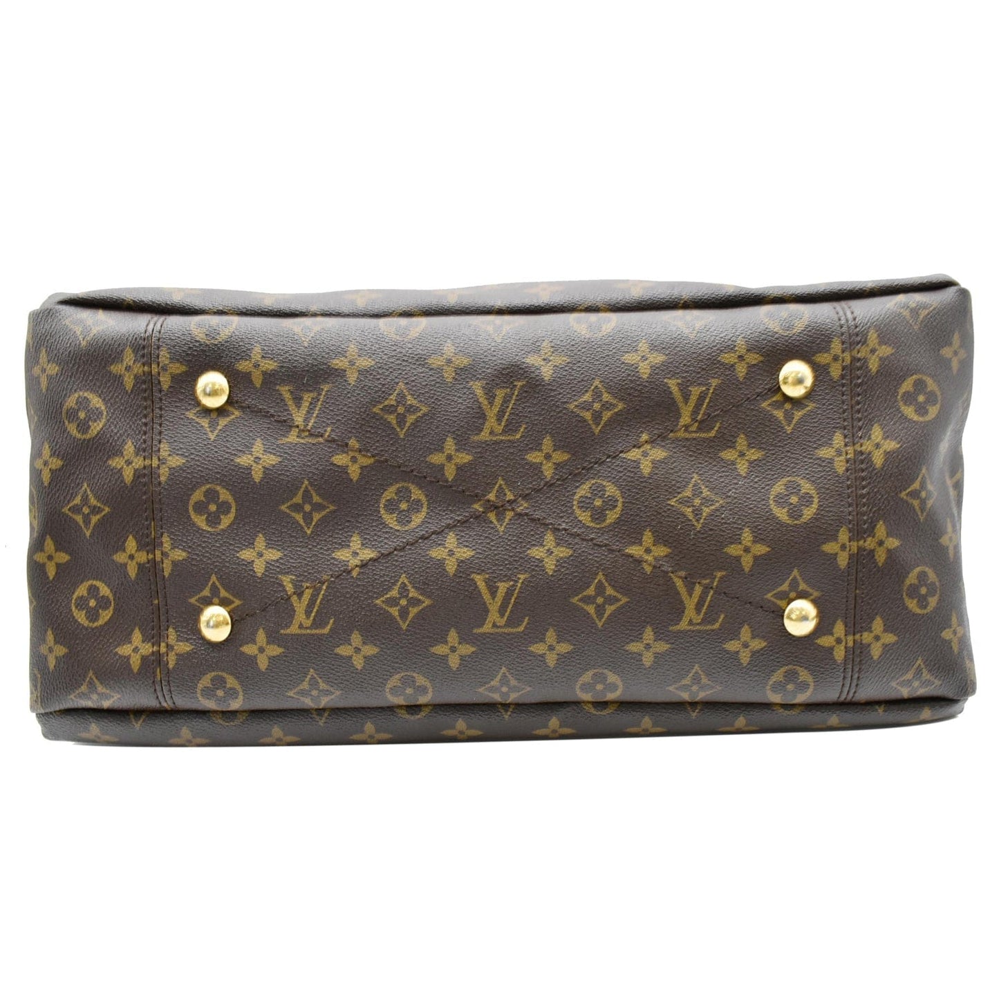 LOUIS VUITTON Artsy MM Monogram Canvas Hobo Bag Brown