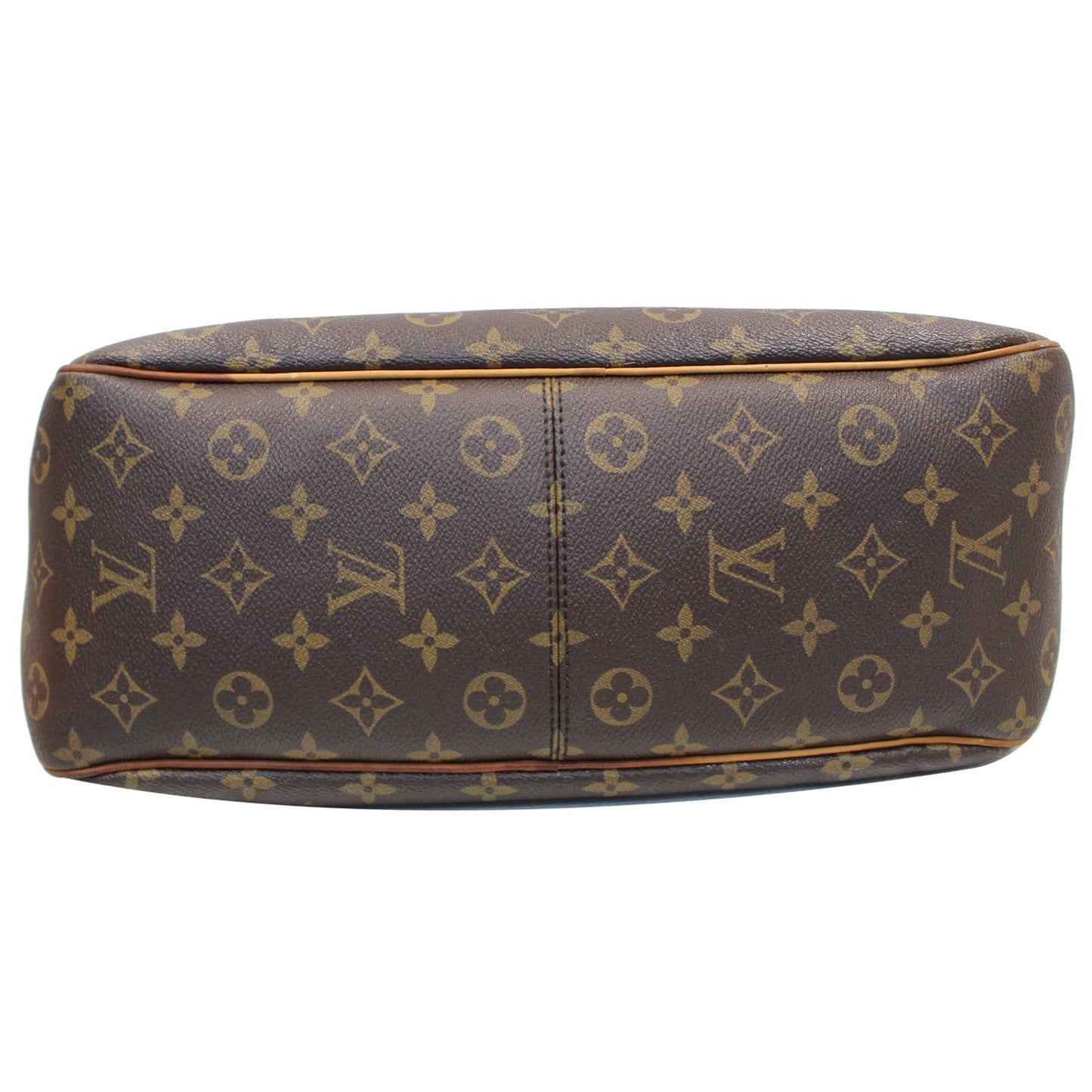 LOUIS VUITTON Delightful PM Monogram Canvas Shoulder Hobo Bag Brown