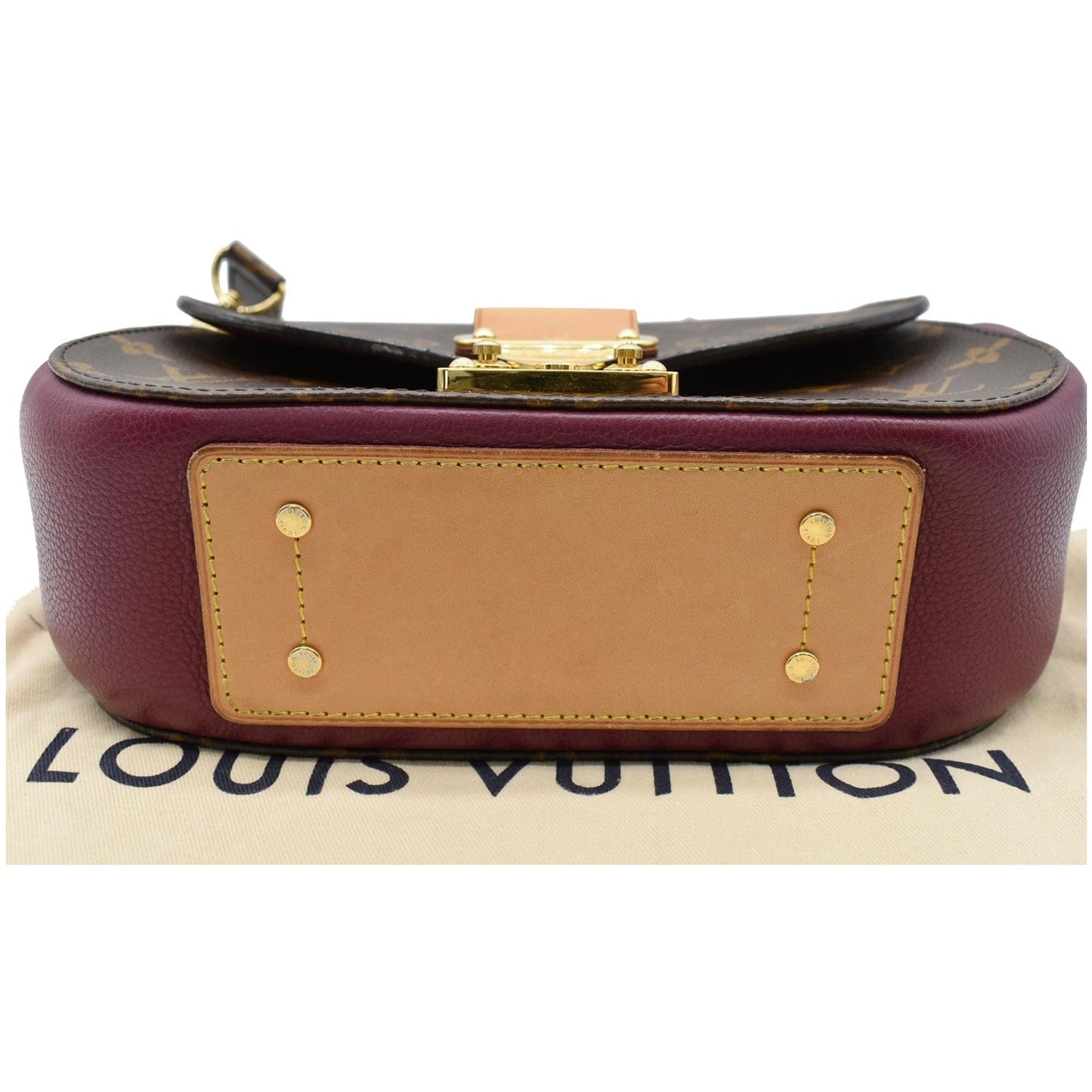 LOUIS VUITTON Eden PM Monogram Canvas Shoulder Bag Brown