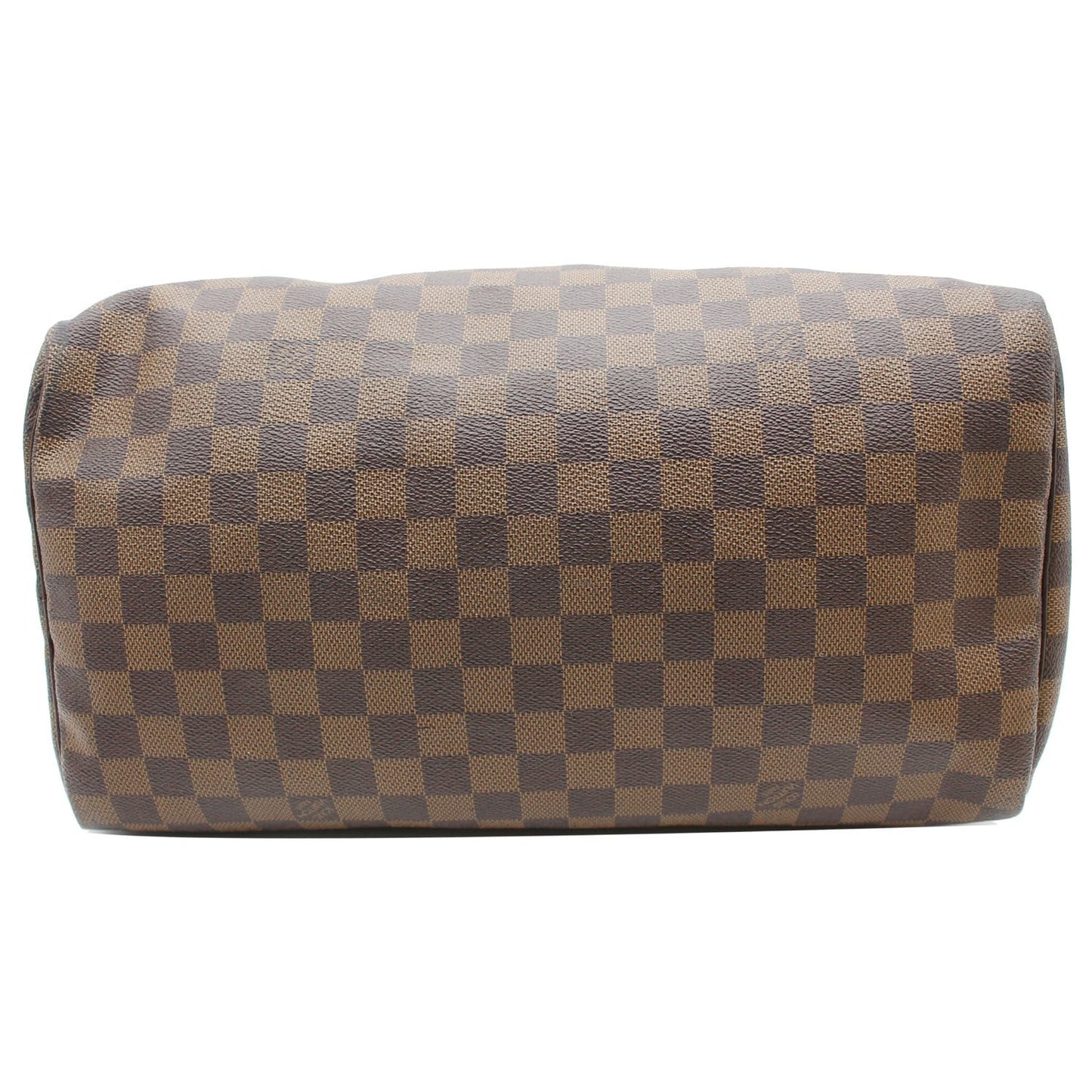 LOUIS VUITTON Speedy 35 Damier Ebene Satchel Bag Brown