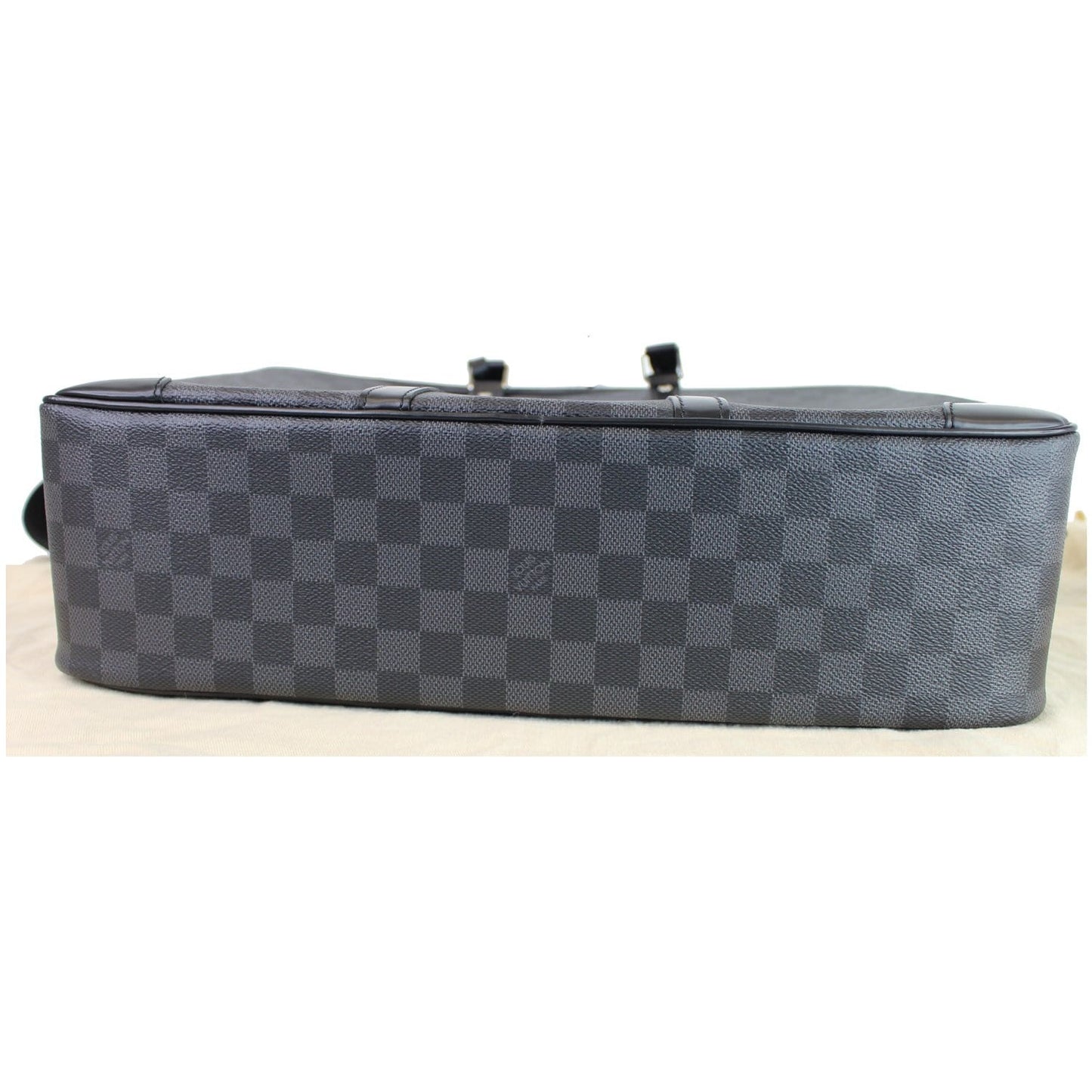 LOUIS VUITTON Porte Documents Voyage GM Damier Graphite Briefcase Bag Black