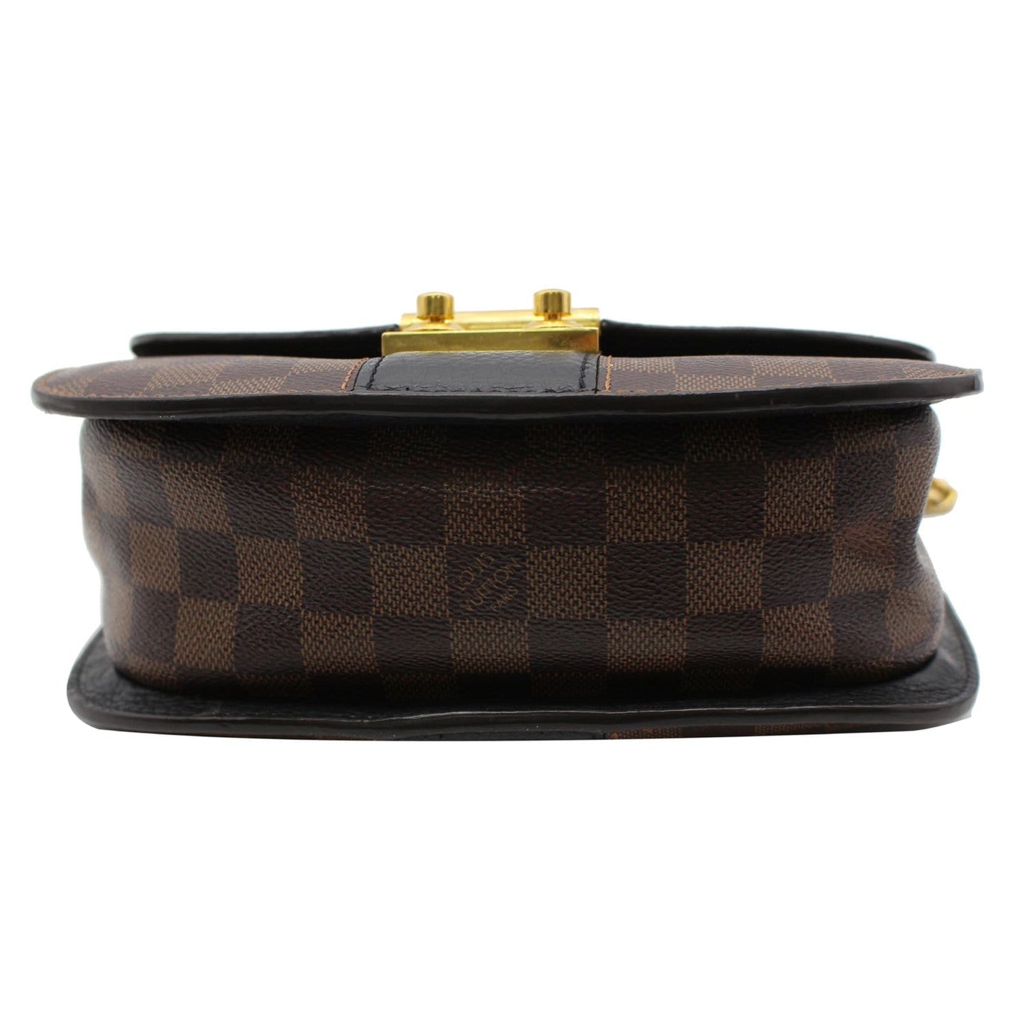 LOUIS VUITTON Wight Damier Ebene Crossbody Bag Black