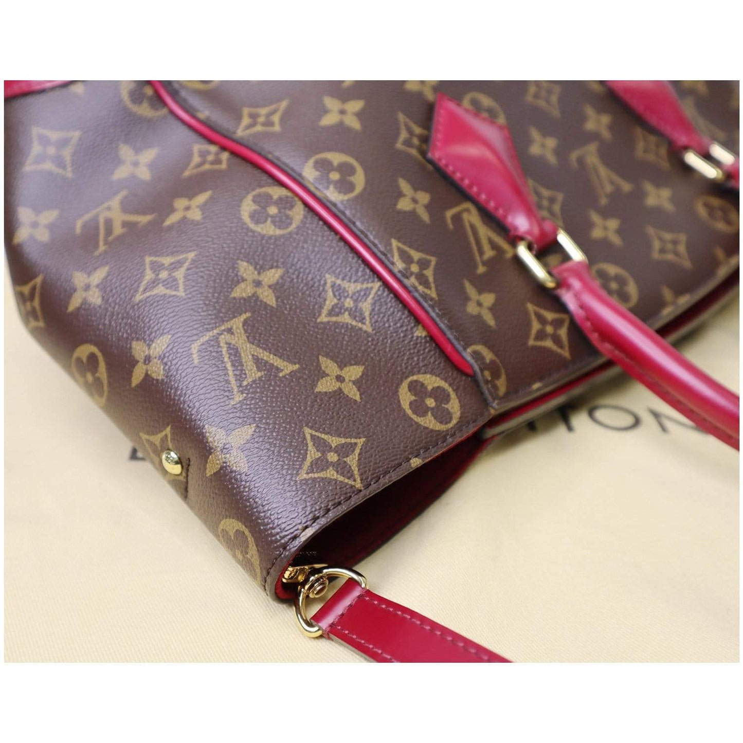 LOUIS VUITTON Phenix Monogram Canvas Shoulder Handbag Fuchsia - 25% OFF