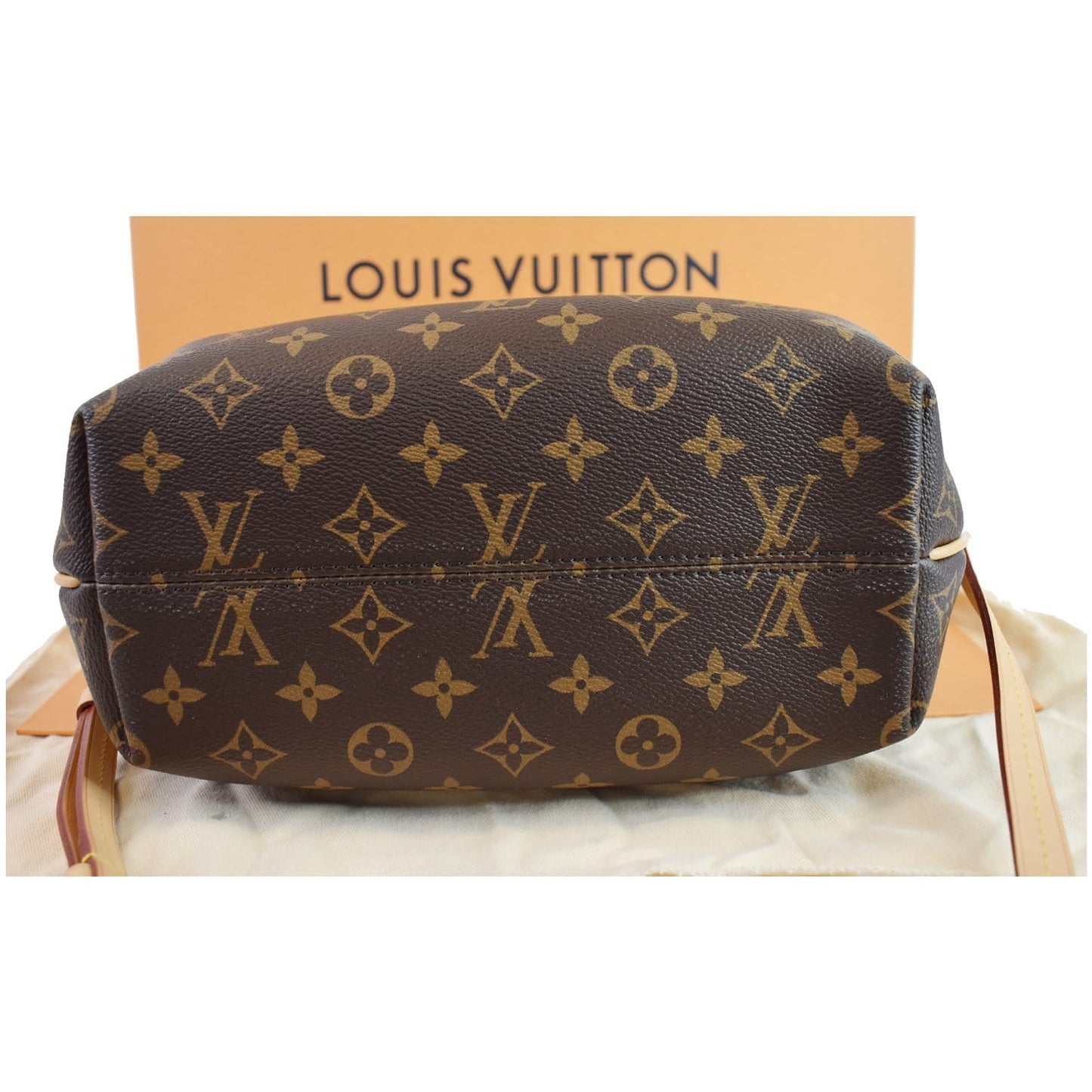 LOUIS VUITTON Turenne PM Monogram Canvas Shoulder Bag Brown