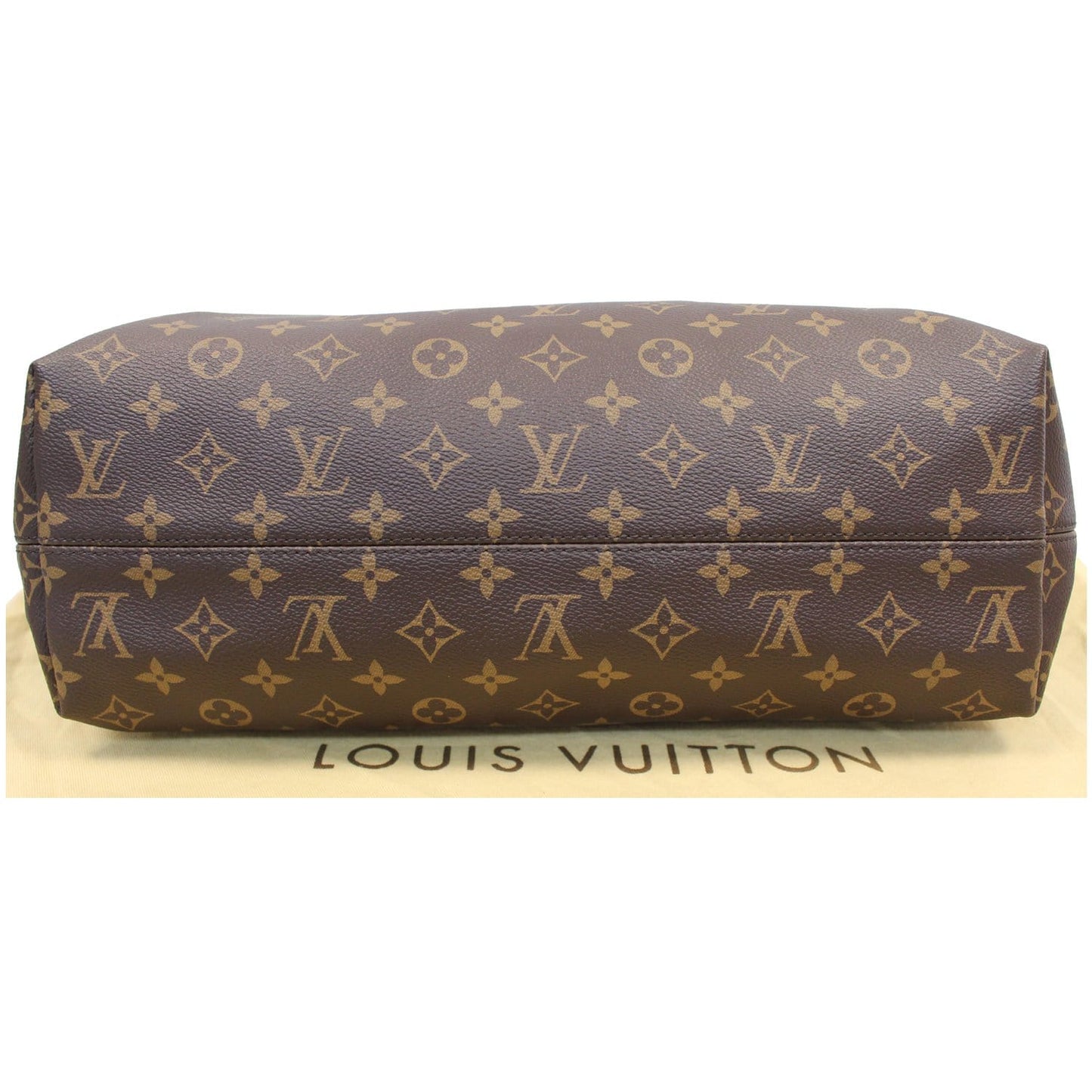 LOUIS VUITTON Graceful MM Monogram Canvas Shoulder Bag Brown