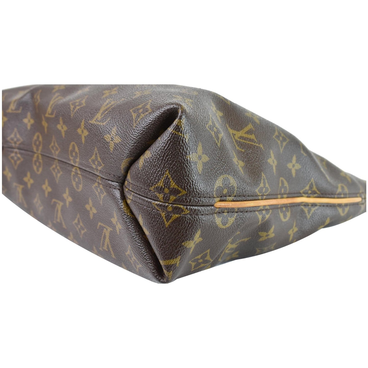 LOUIS VUITTON Sully PM Monogram Canvas Shoulder Bag Brown