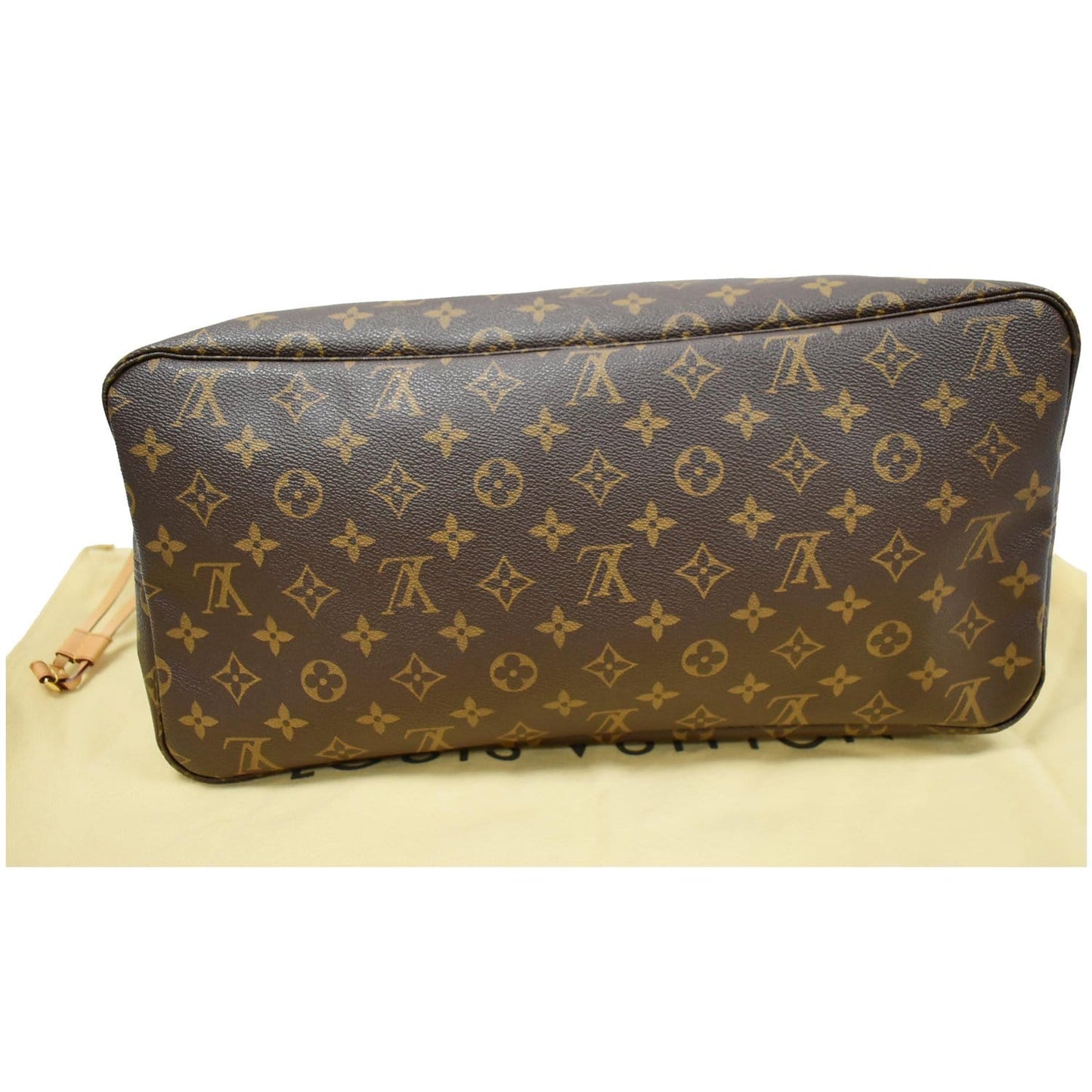 LOUIS VUITTON Neverfull GM Monogram Canvas Tote Shoulder Bag Brown