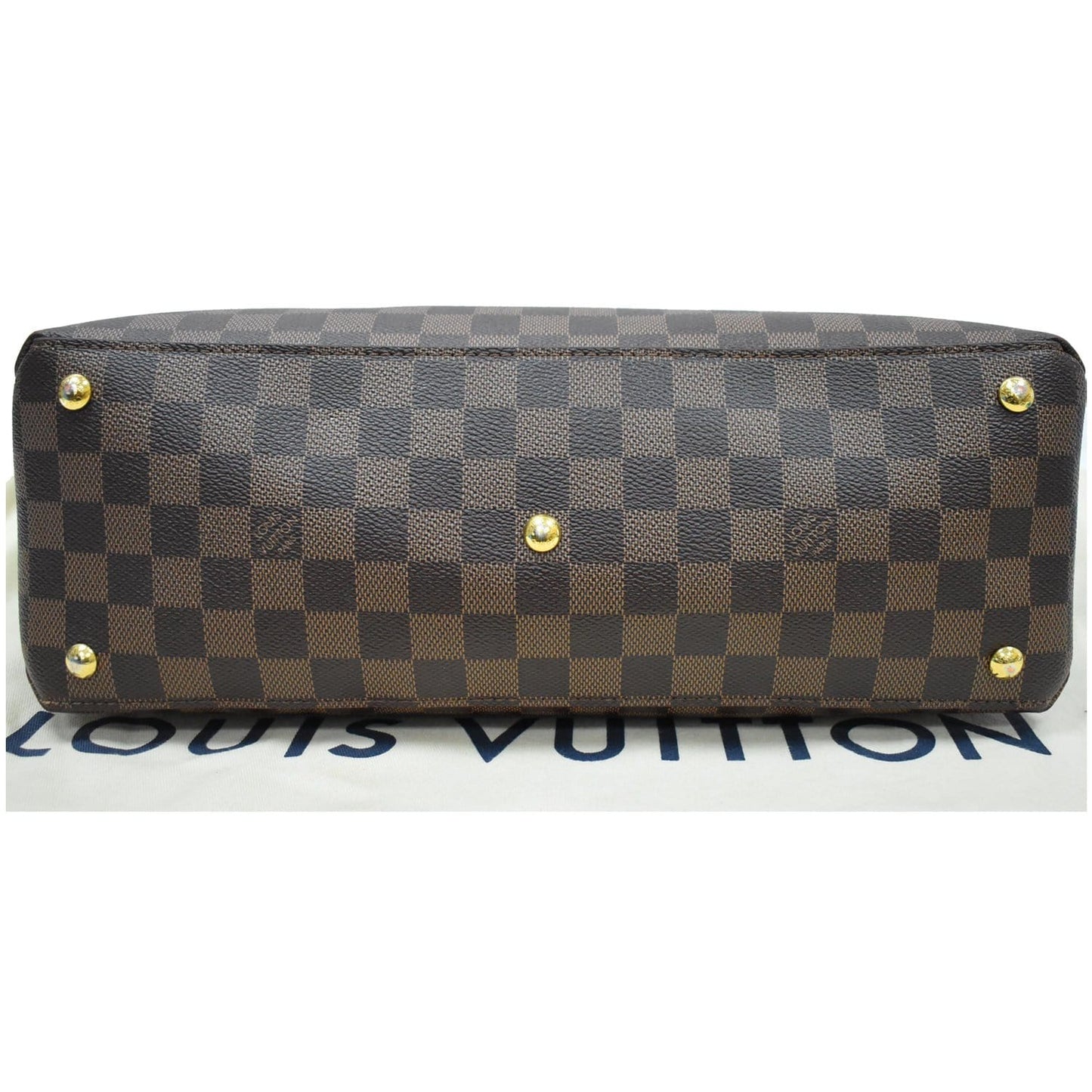 LOUIS VUITTON LV Riverside Damier Ebene Shoulder Bag Black