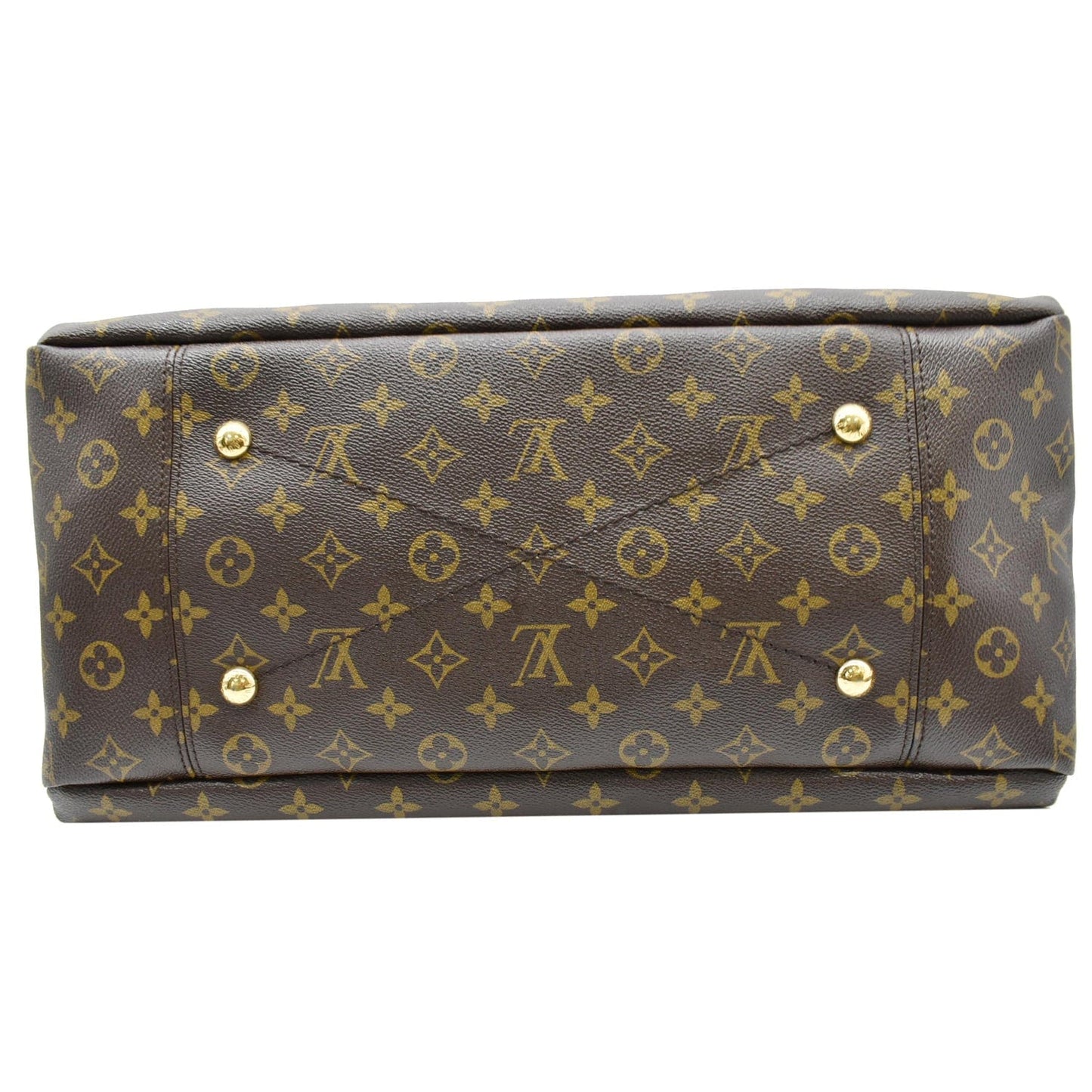 LOUIS VUITTON Artsy MM Monogram Canvas Hobo Bag Brown