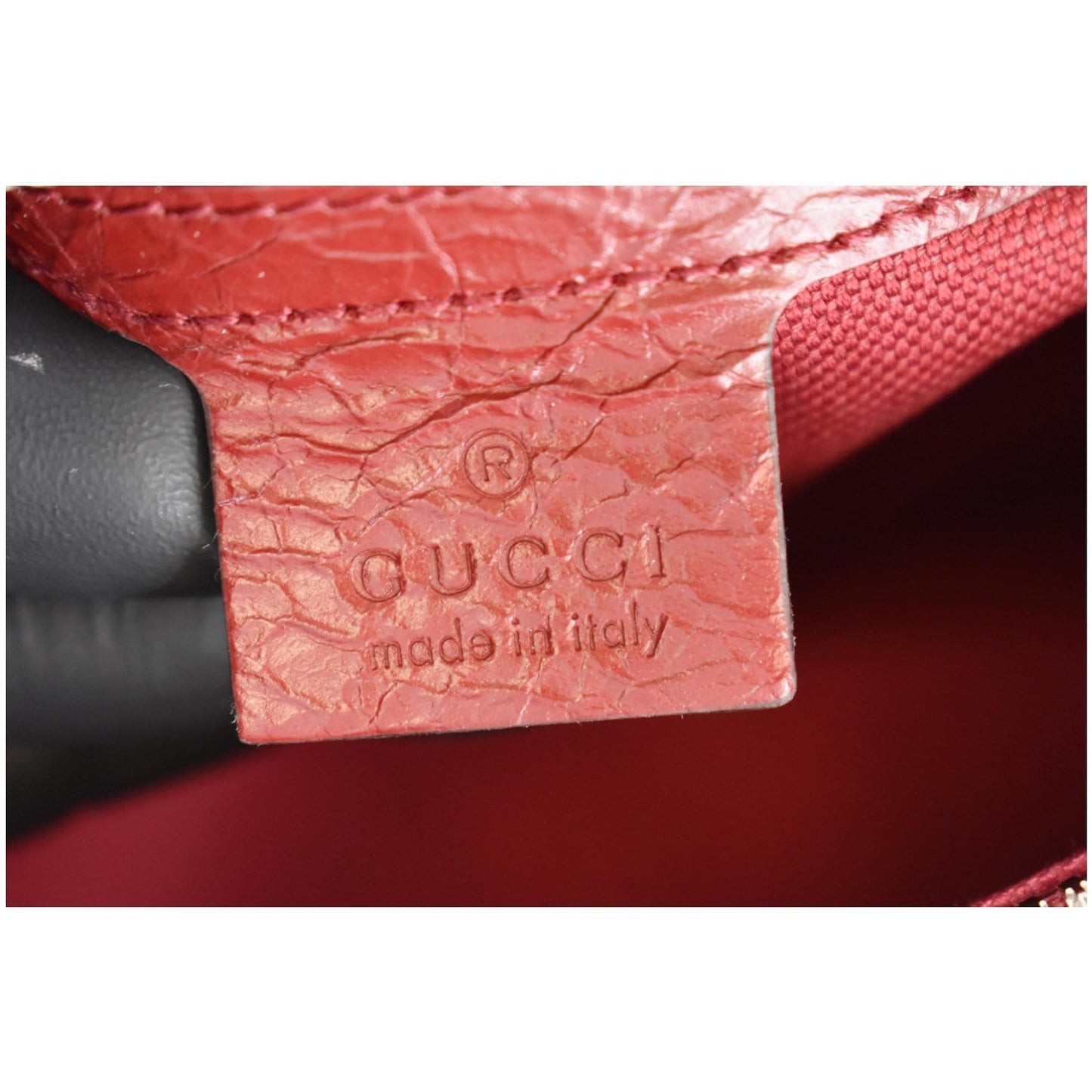 GUCCI Soft Backpack Calfskin Leather Duffle Bag Red 587866 - 20% OFF