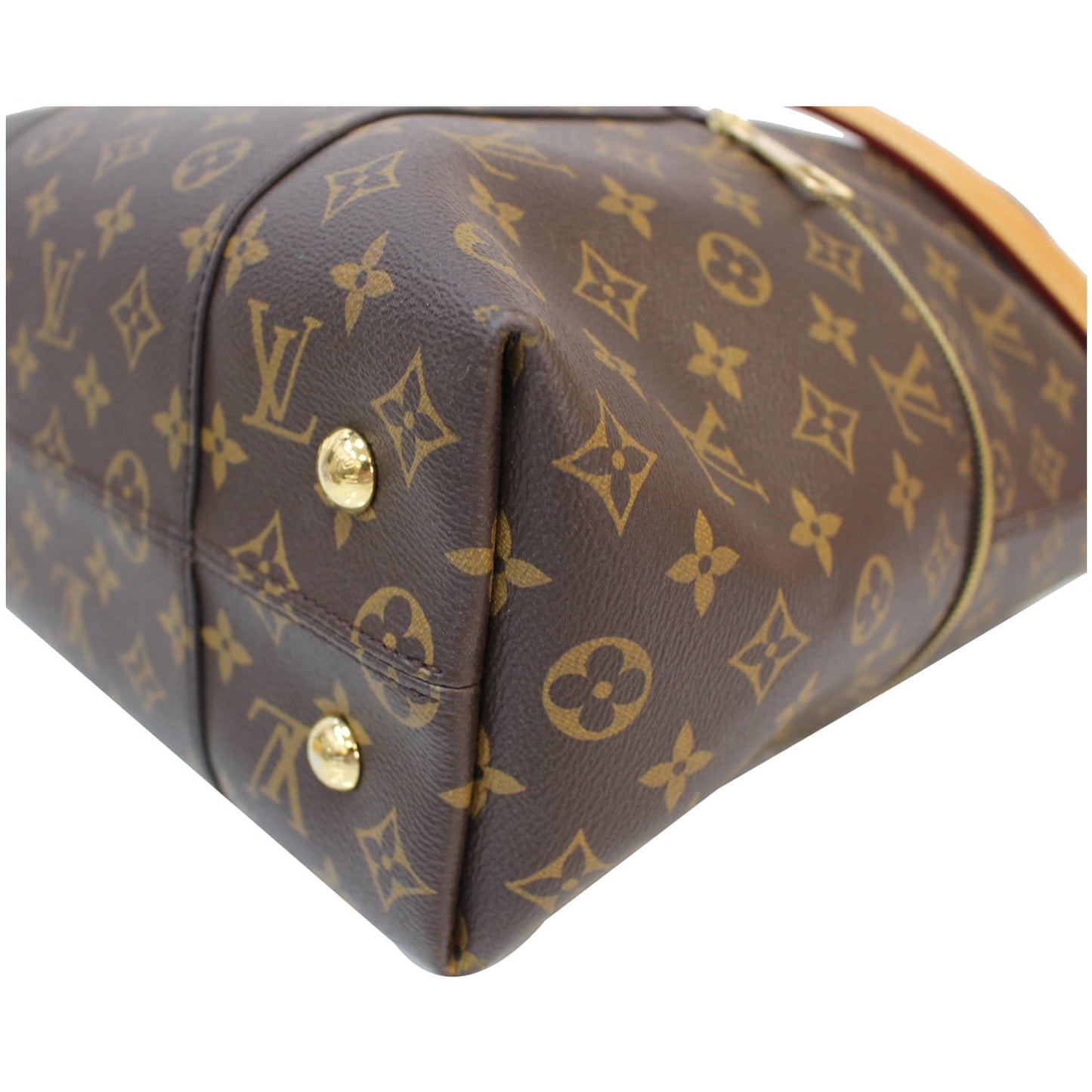 LOUIS VUITTON Melie Monogram Canvas Hobo Shoulder Bag Brown