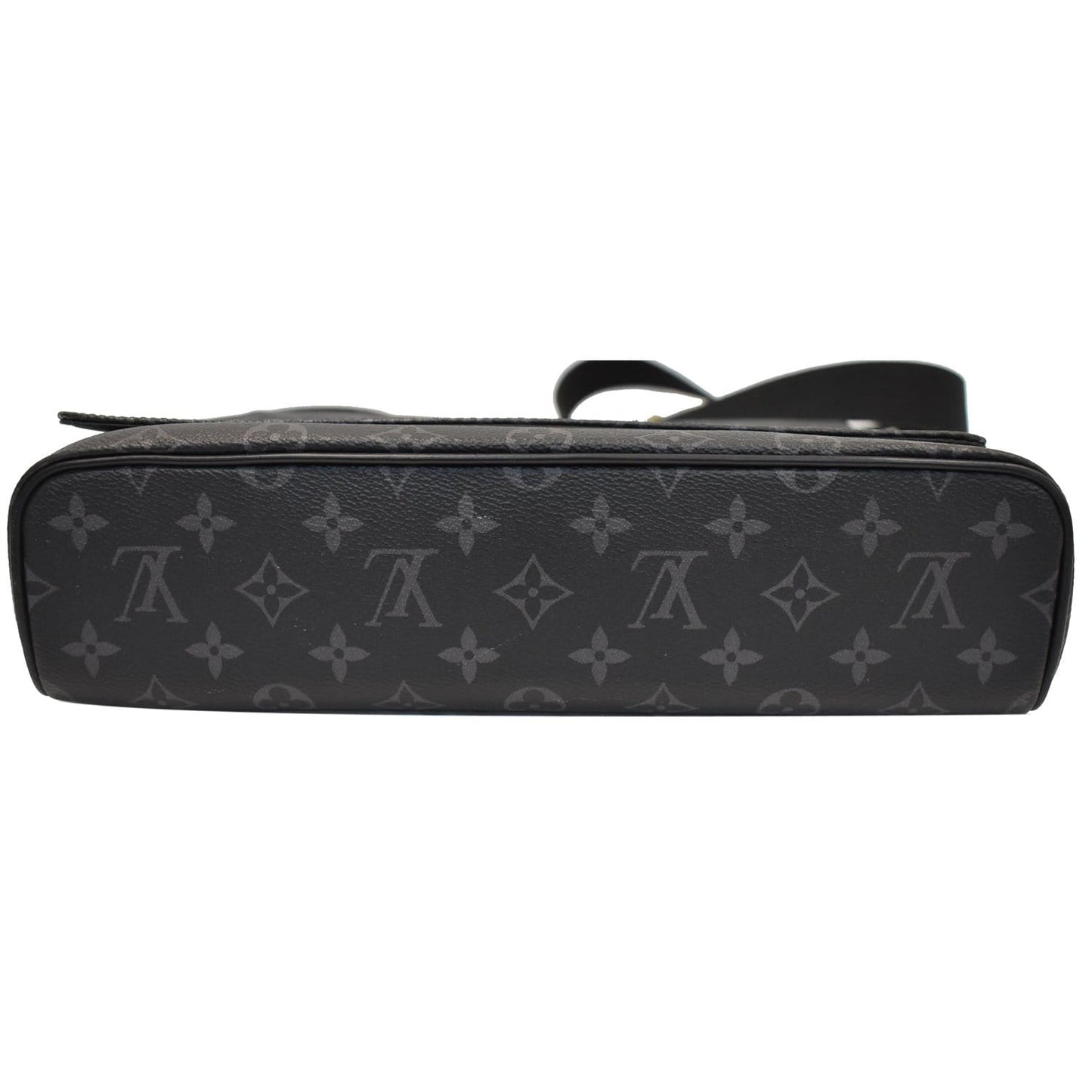 LOUIS VUITTON District MM Monogram Eclipse Messenger Bag Black