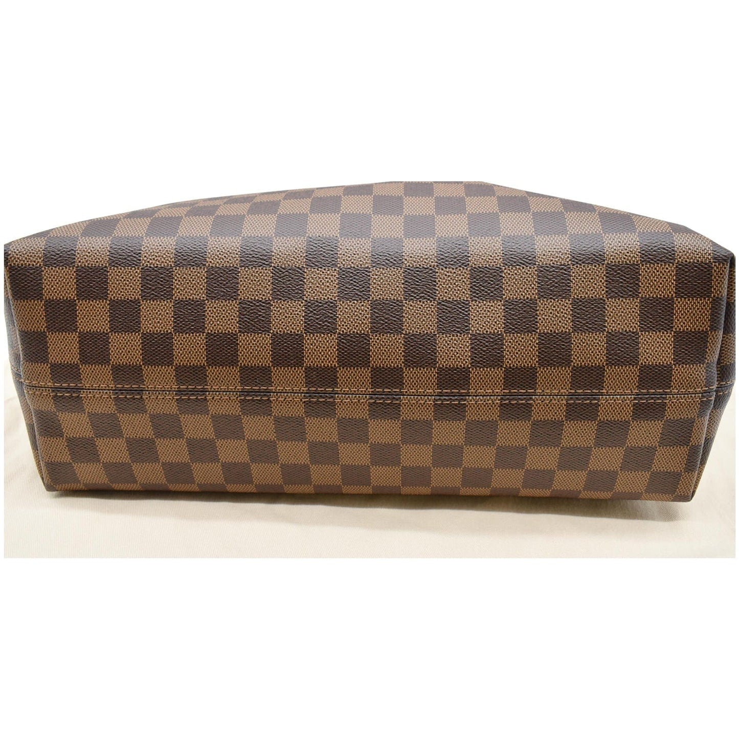LOUIS VUITTON Graceful MM Damier Ebene Shoulder Bag Brown
