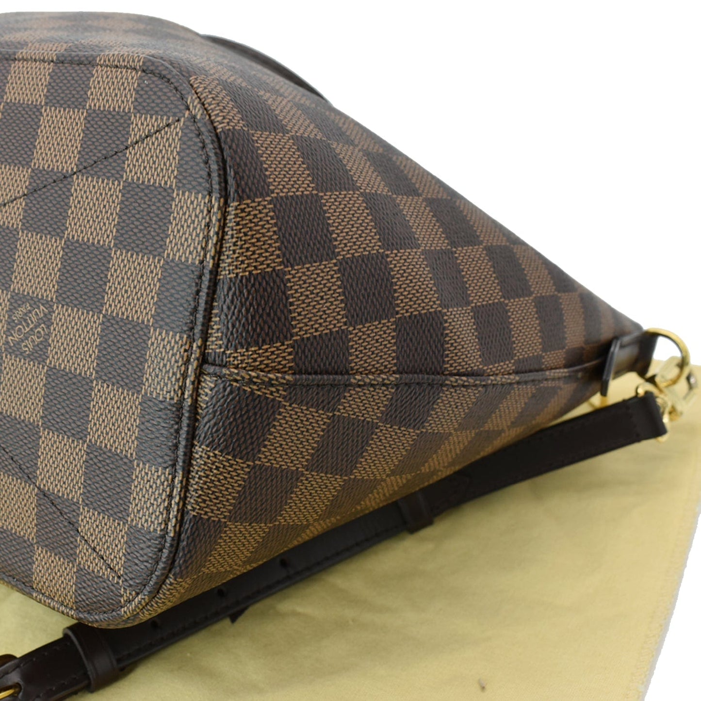 LOUIS VUITTON Siena PM Damier Ebene Shoulder Bag Brown