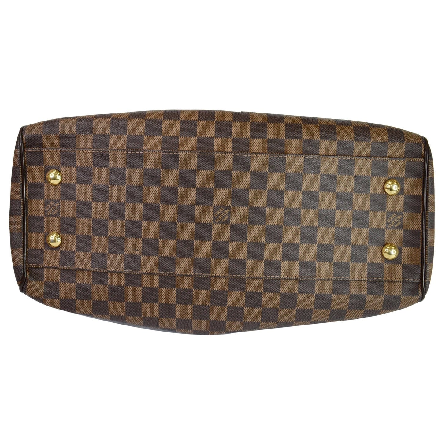 LOUIS VUITTON Trevi GM Damier Ebene 2way Shoulder Bag Brown