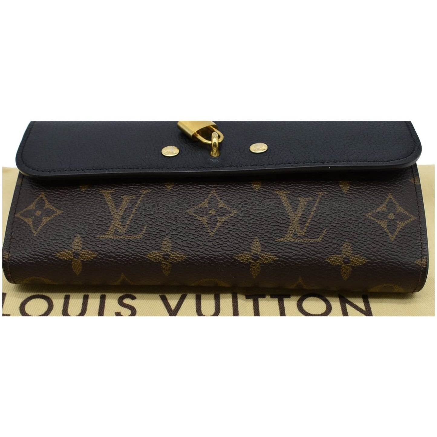 LOUIS VUITTON Venus Monogram Canvas Wallet Brown
