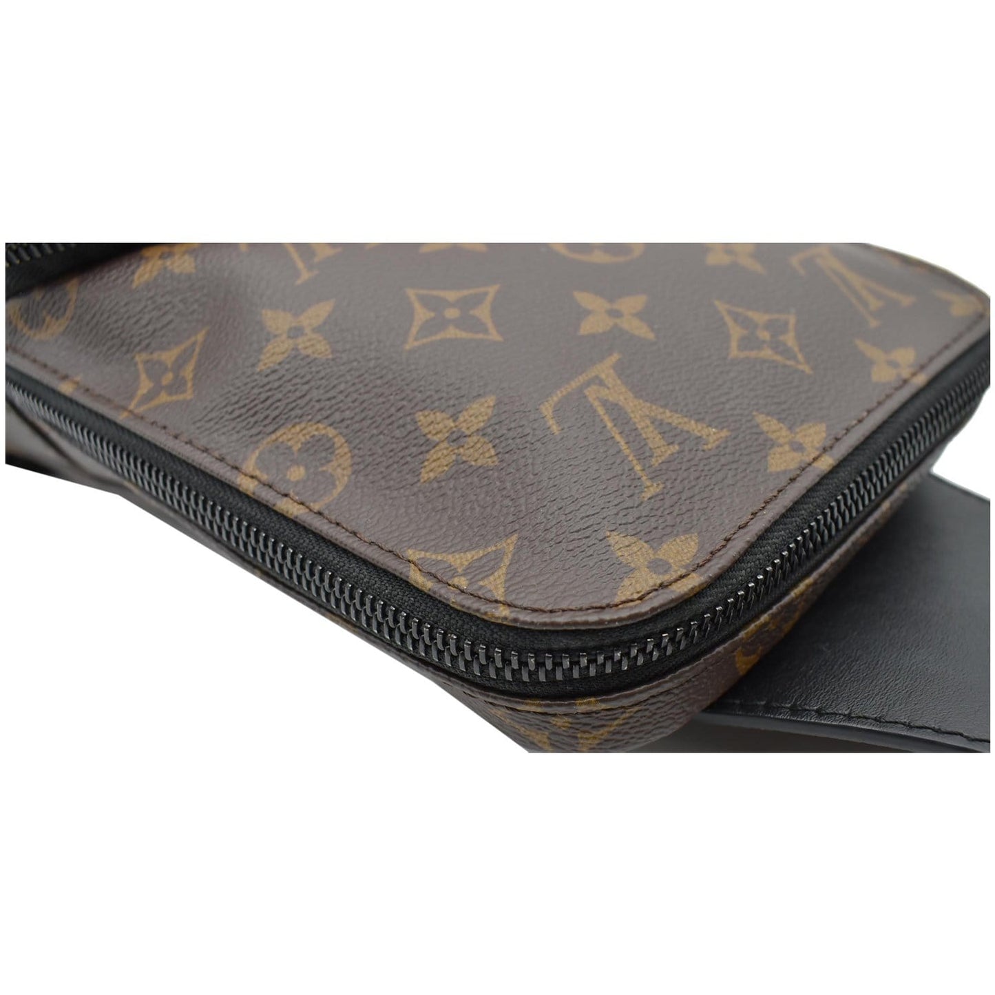 LOUIS VUITTON Avenue Sling Damier Ebene Backpack Bag Brown