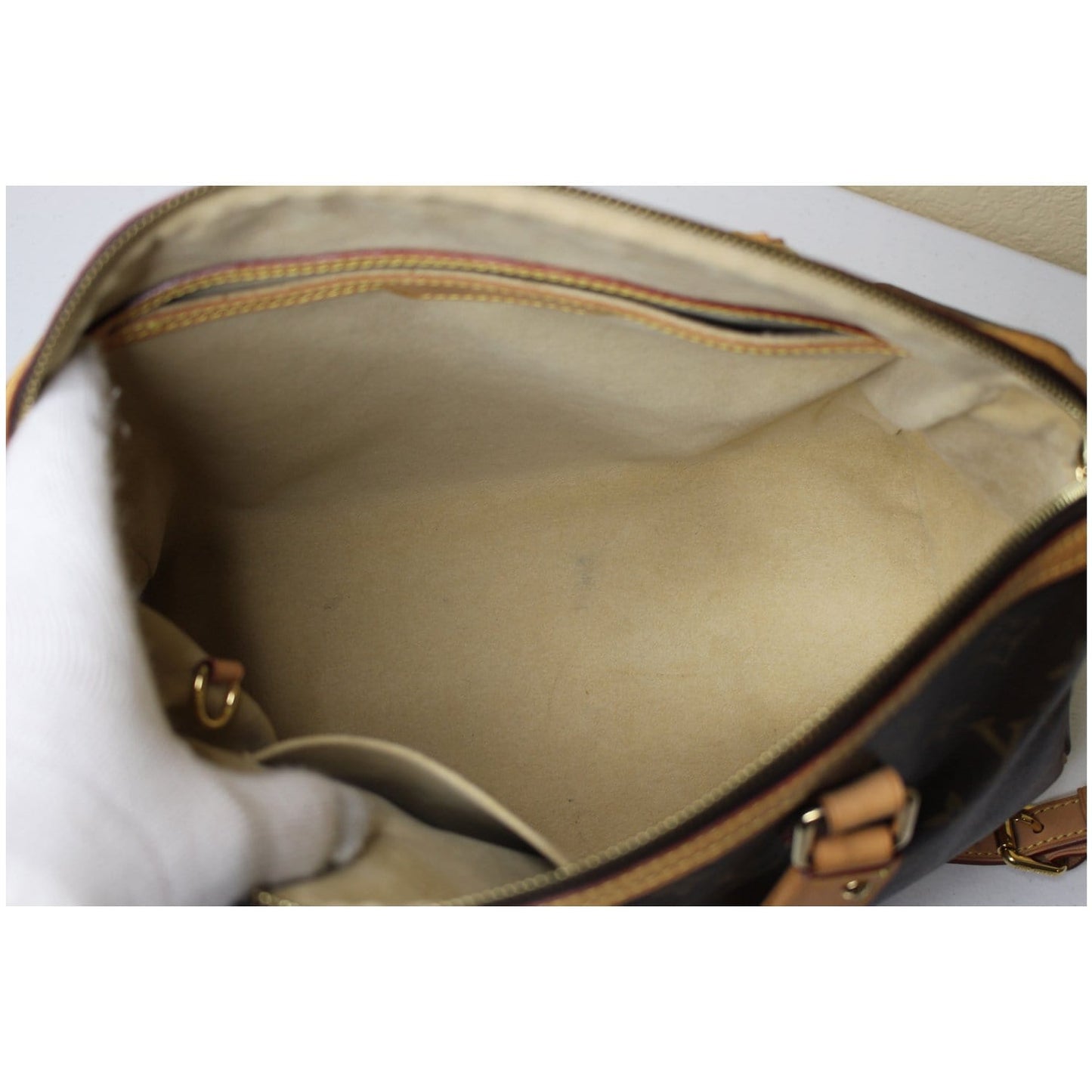 LOUIS VUITTON Monogram Canvas Retiro PM Shoulder Bag Brown