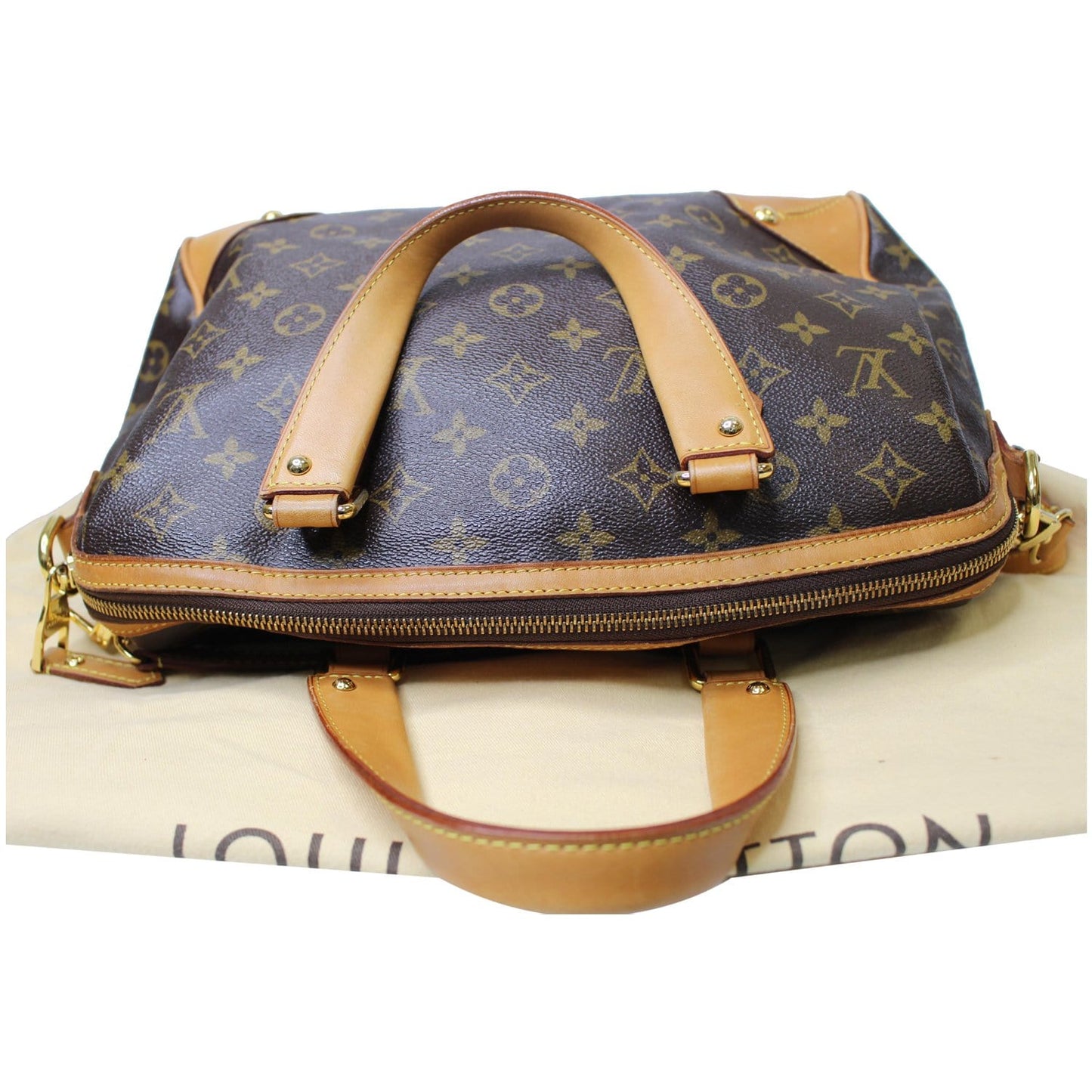 LOUIS VUITTON Retiro PM Monogram Canvas Shoulder Bag Brown