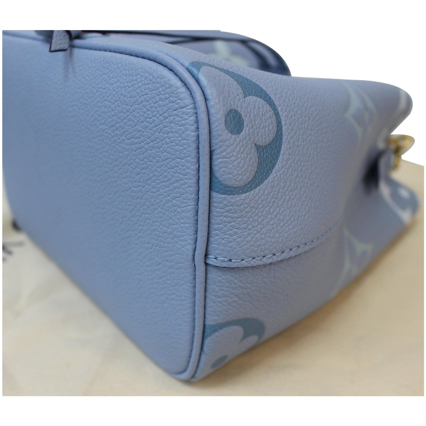 LOUIS VUITTON NeoNoe BB Monogram Empreinte Shoulder Bag Summer Blue