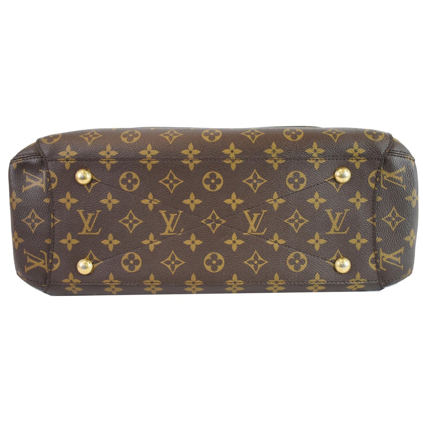 LOUIS VUITTON Montaigne GM Monogram Canvas Shoulder Bag Brown