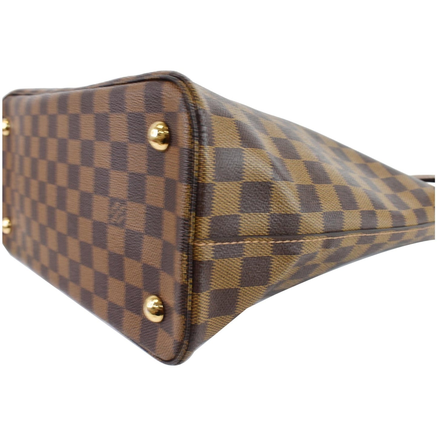 LOUIS VUITTON Belmont Damier Ebene Shoulder Bag Brown
