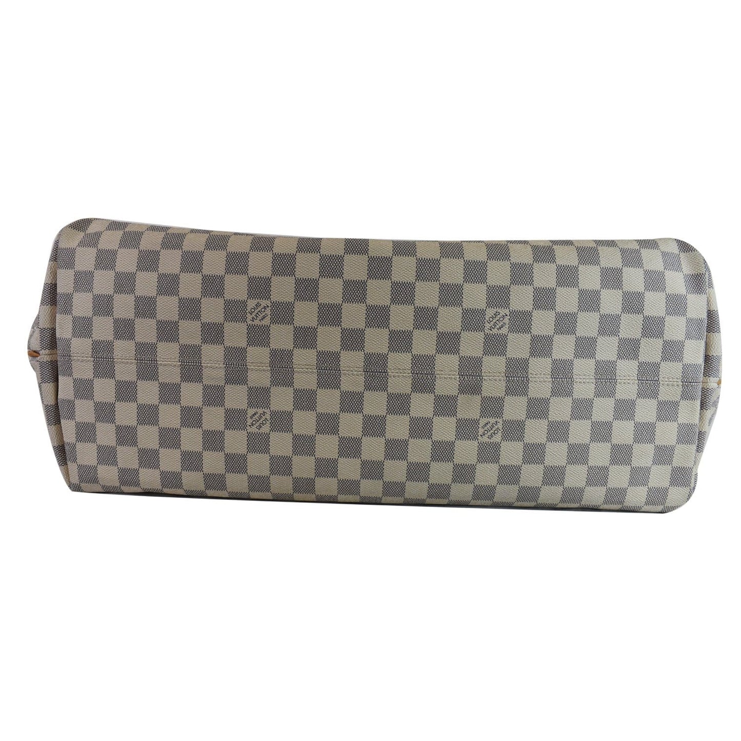 LOUIS VUITTON Beach Cabas GM Damier Azur Shoulder Bag White