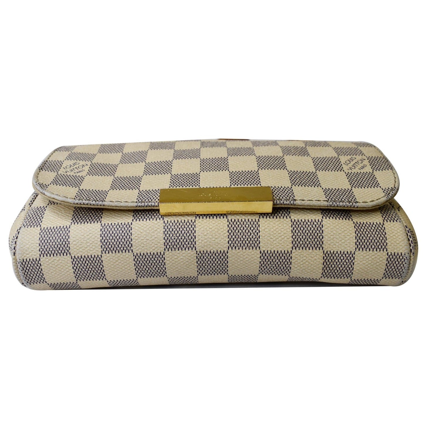 LOUIS VUITTON Favorite PM Damier Azur Crossbody Bag White