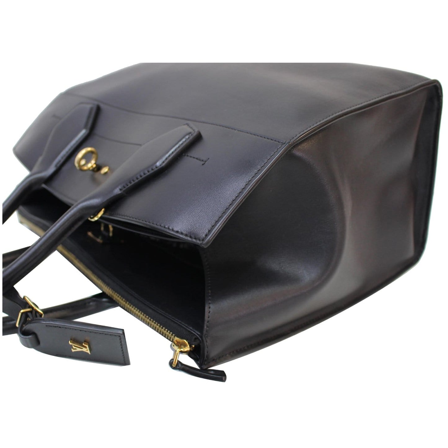 LOUIS VUITTON City Steamer GM Noir Black Leather Shoulder Bag - 15% OFF