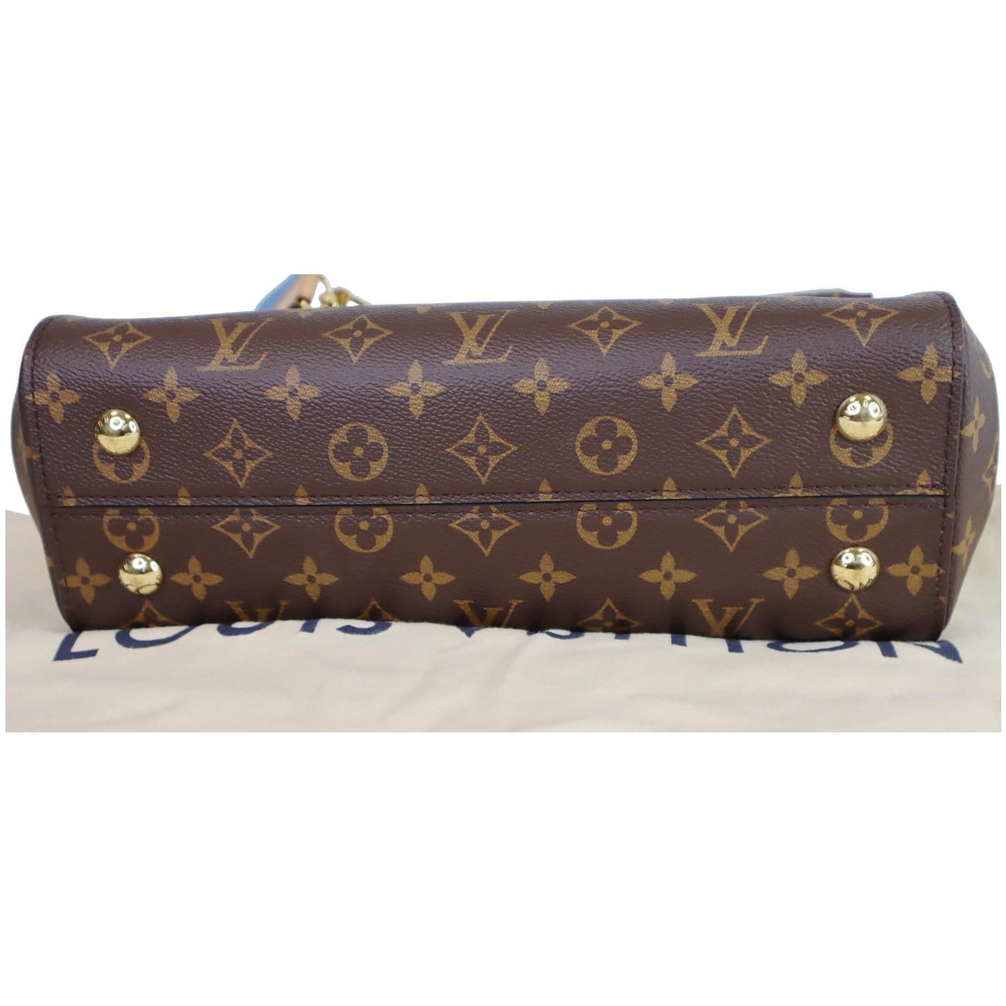 LOUIS VUITTON Cluny MM Monogram Canvas Shoulder Bag Brown