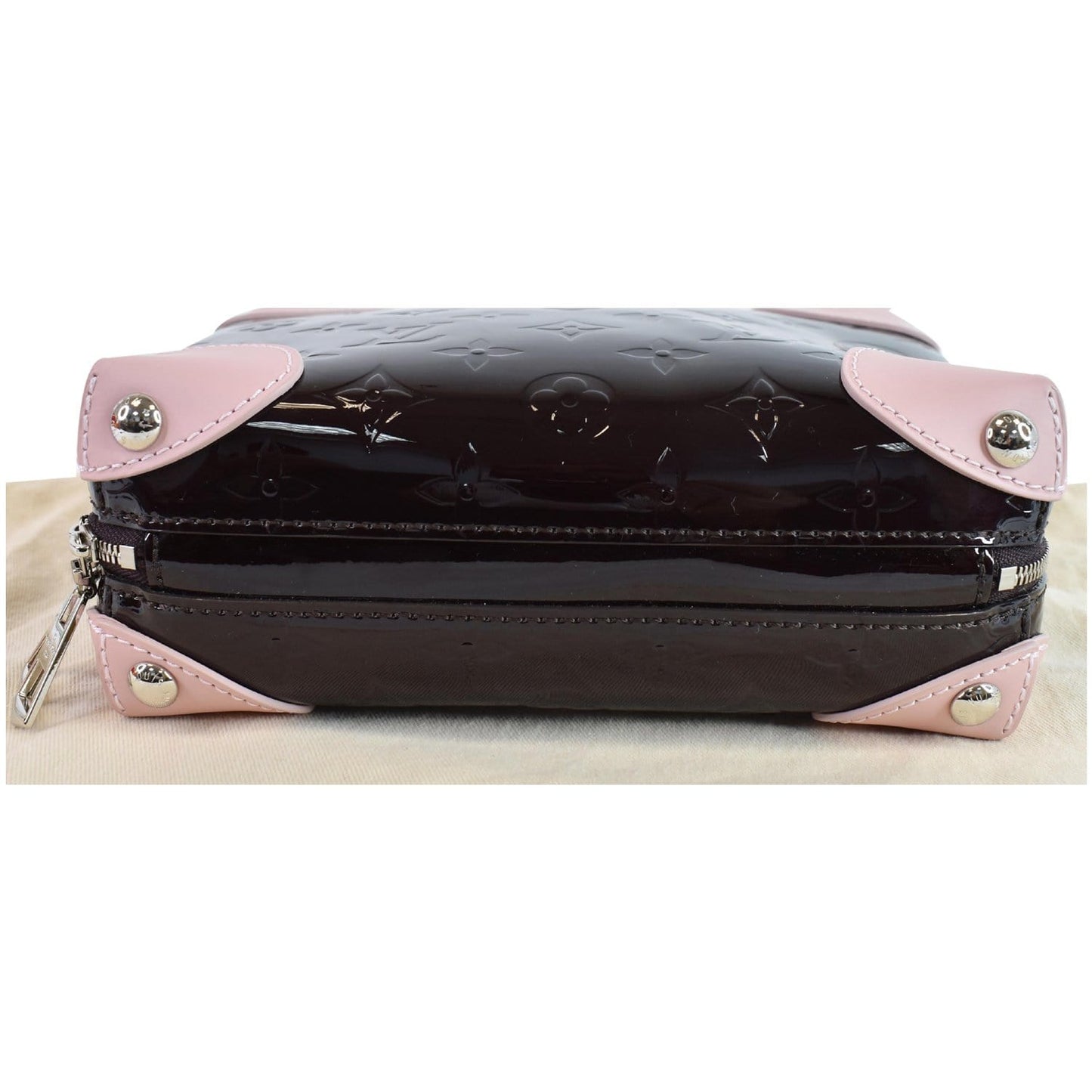LOUIS VUITTON Venice Monogram Vernis Leather Shoulder Bag Amarante
