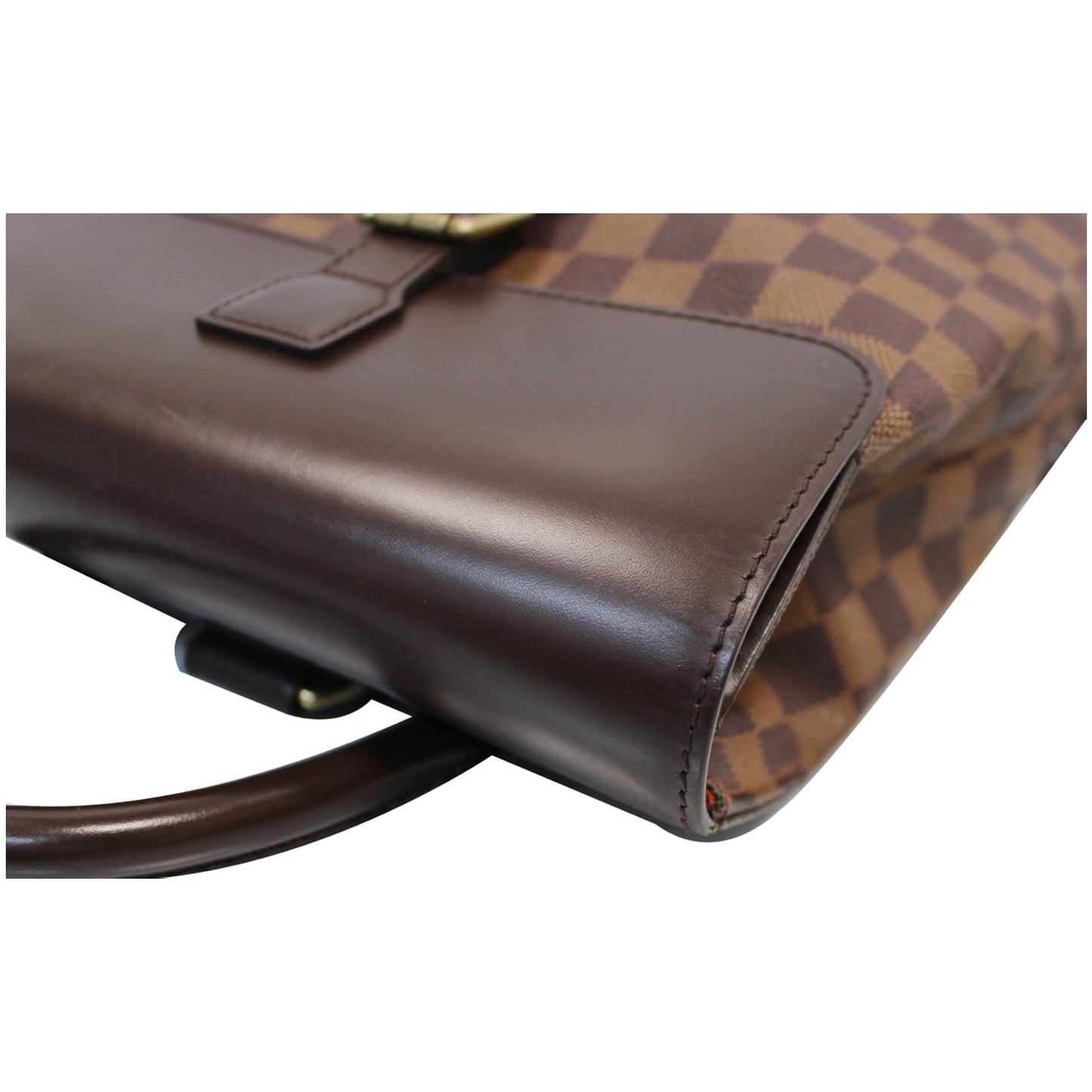 LOUIS VUITTON Soho Damier Ebene Backpack Bag Brown