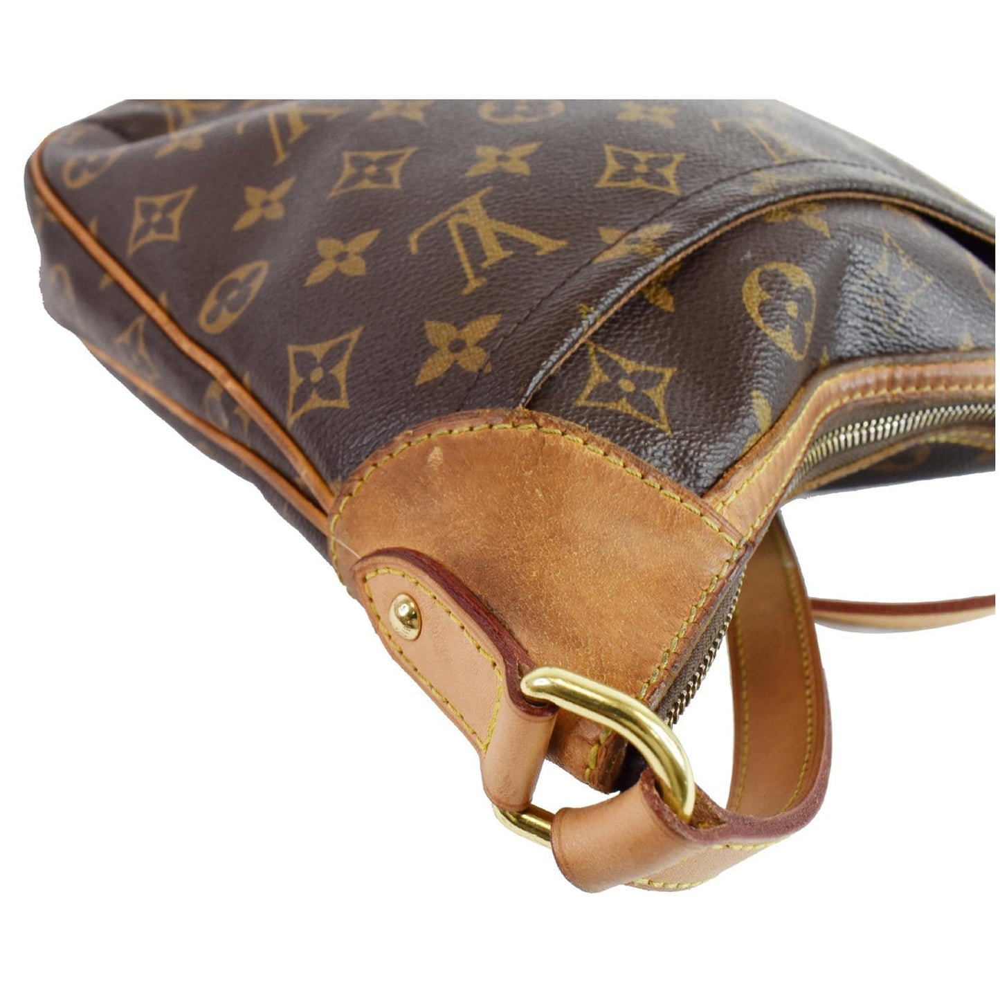 LOUIS VUITTON Odeon PM Monogram Canvas Shoulder Crossbody Bag Brown