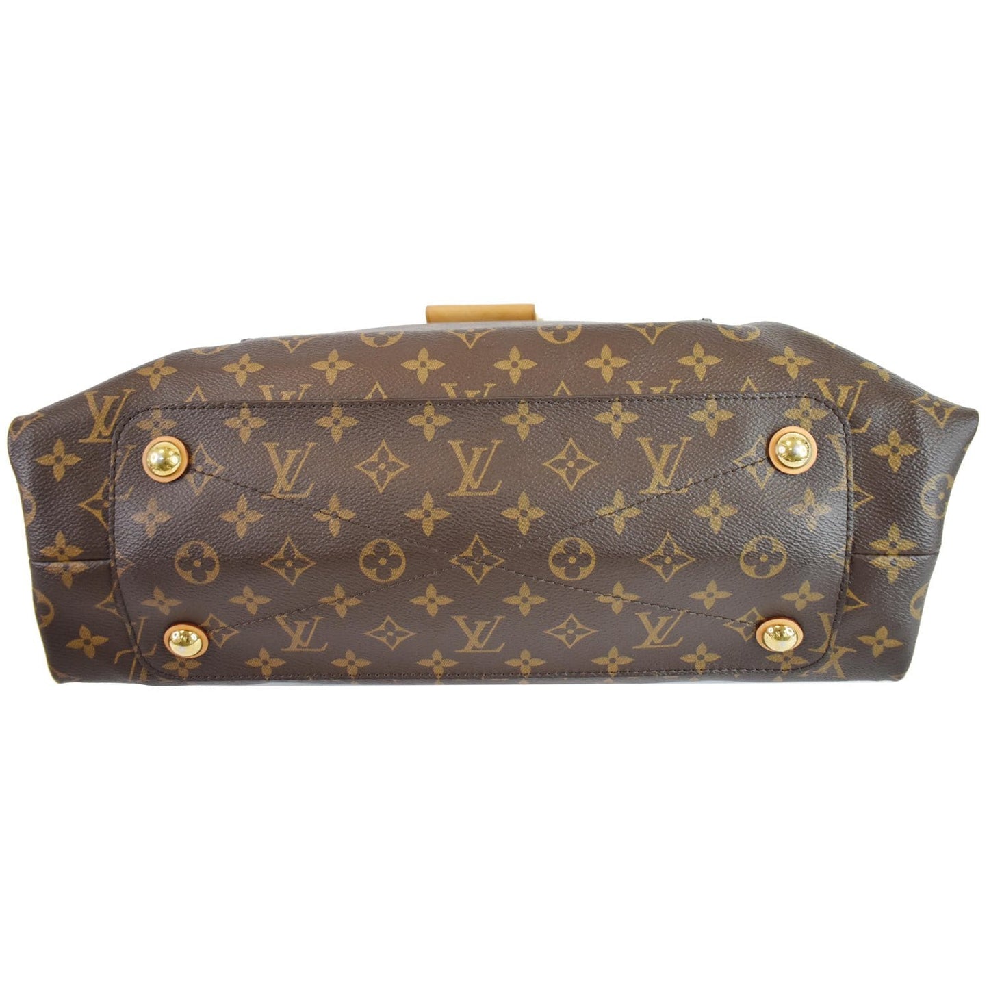 LOUIS VUITTON Olympe Monogram Canvas Satchel Shoulder Bag Aurore