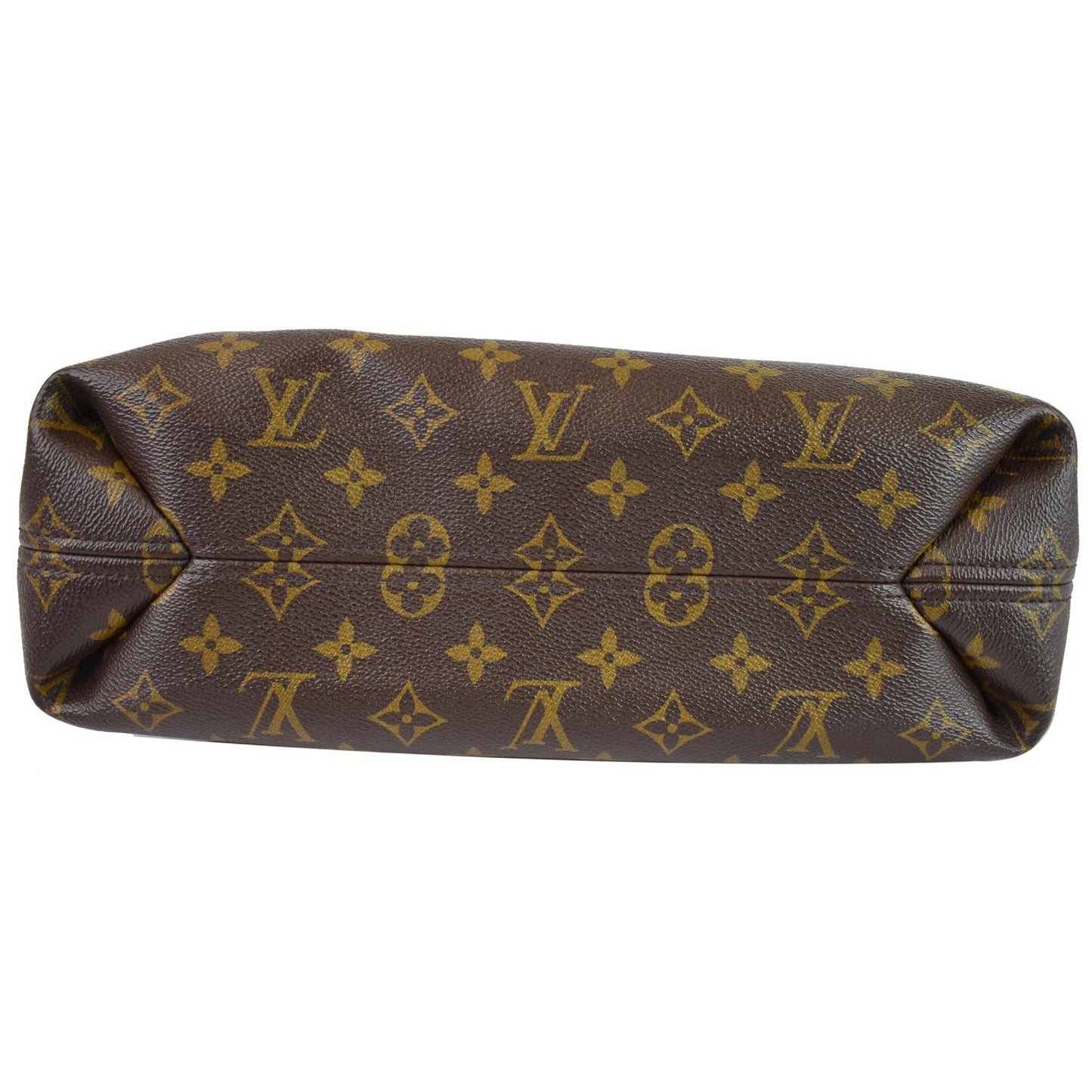LOUIS VUITTON Sully PM Monogram Canvas Shoulder Bag Brown