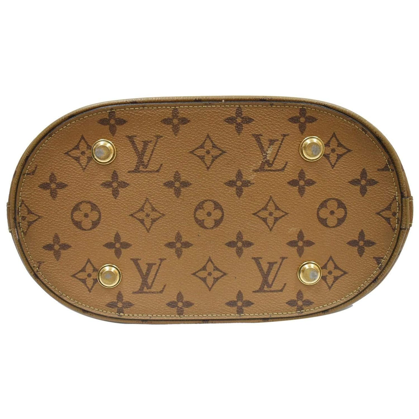 LOUIS VUITTON Tressage Reverse Monogram Tote Bag Brown - 10% OFF