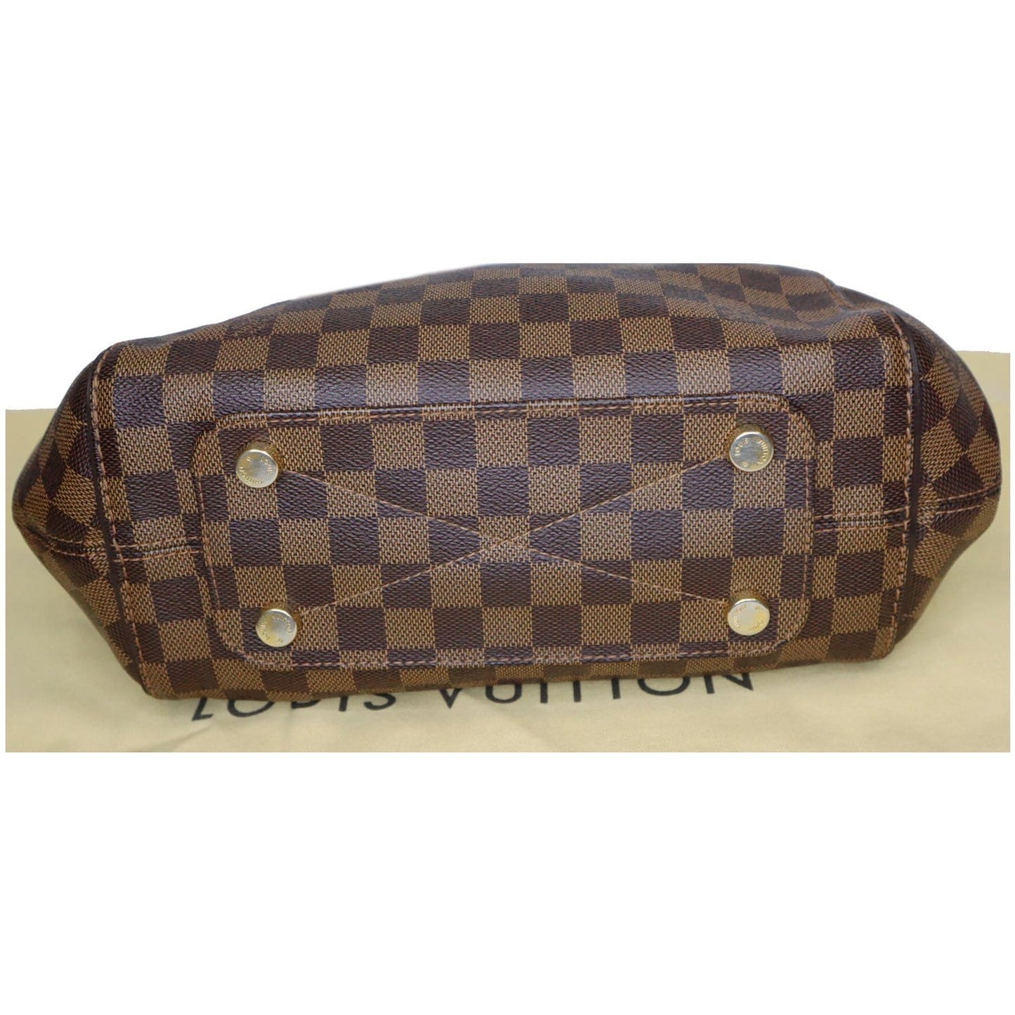 LOUIS VUITTON Marylebone PM Damier Ebene Shoulder Bag Brown