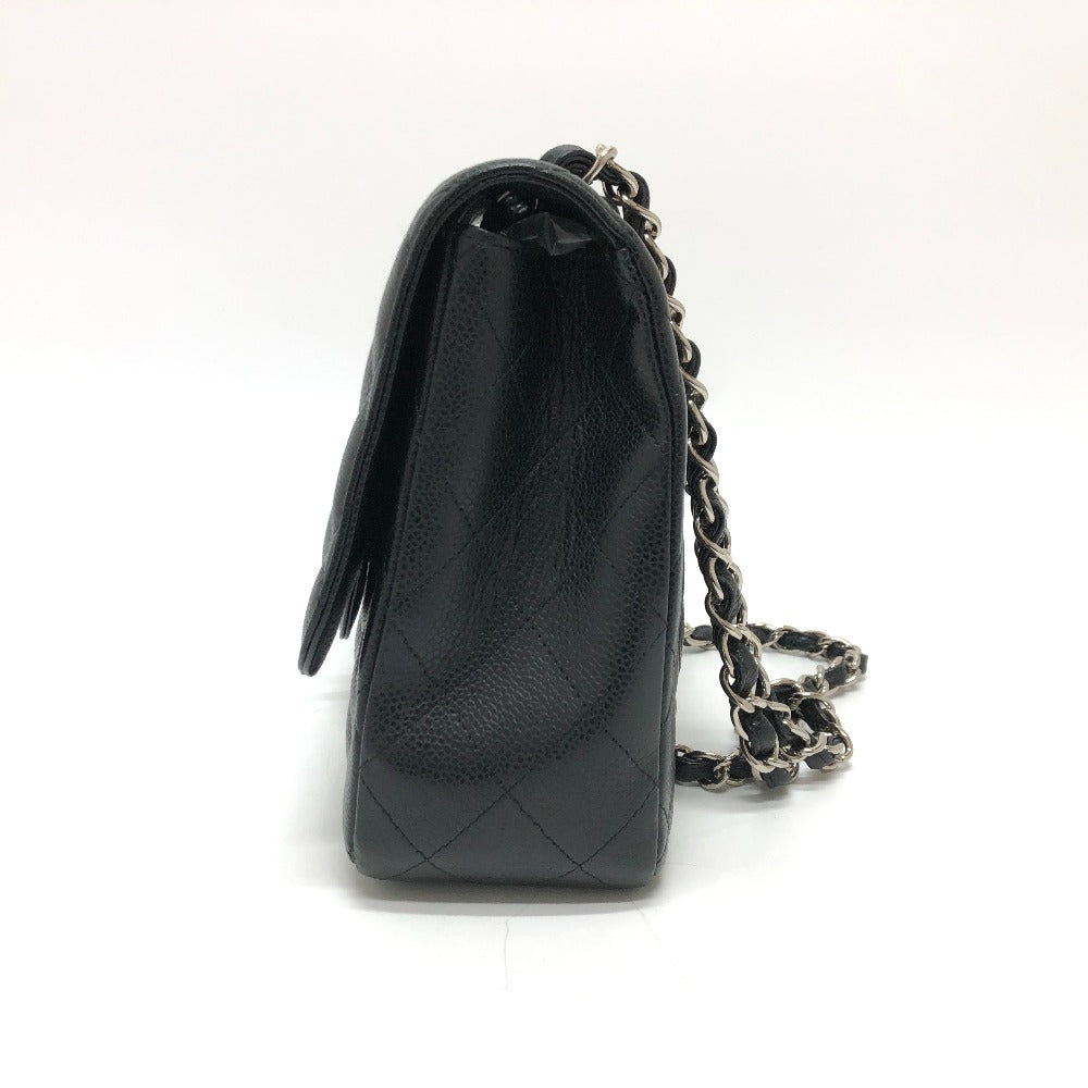 CHANEL Shoulder Bag A28600 Caviar skin black Matrasse 30