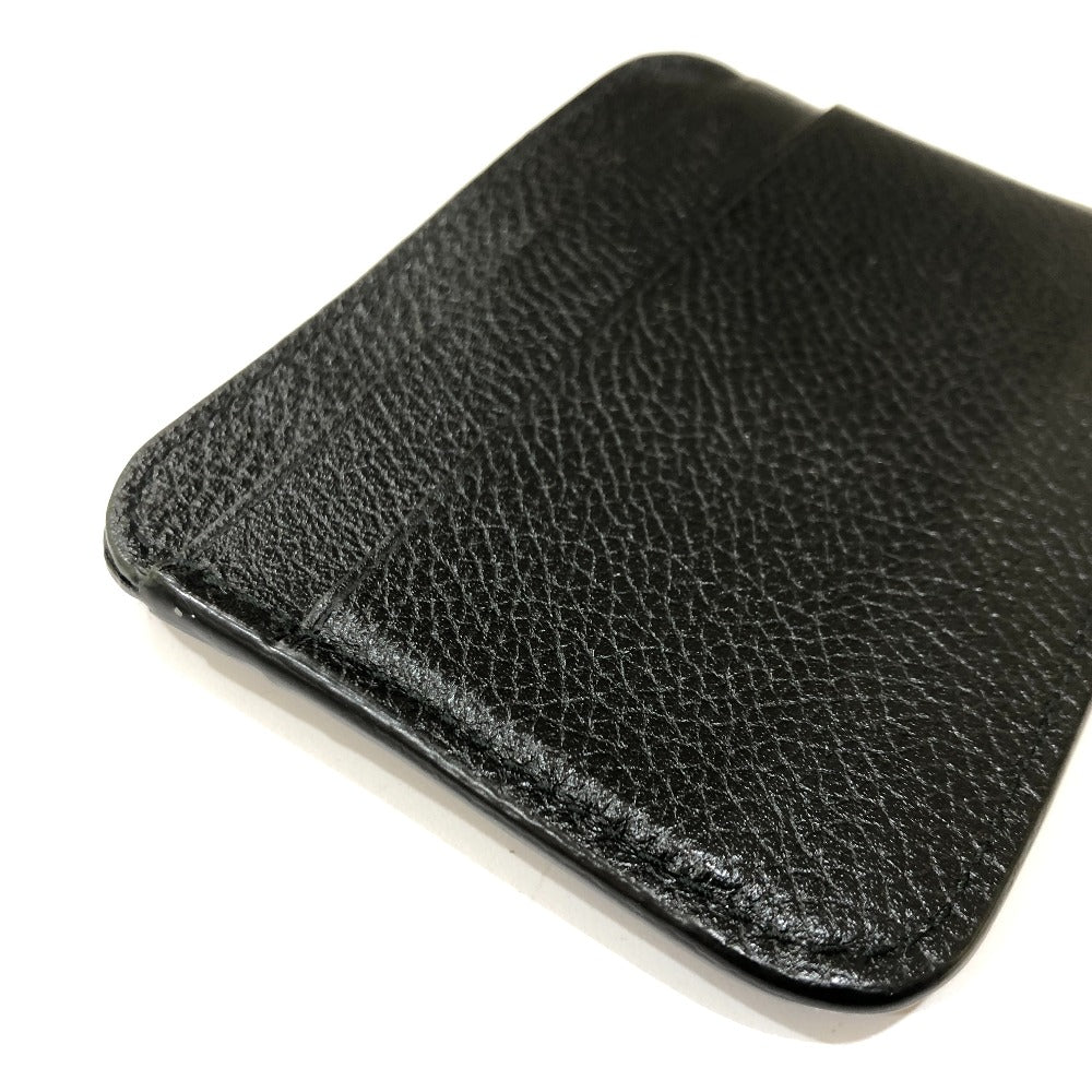 BALENCIAGA Card Case 593812 leather black logo