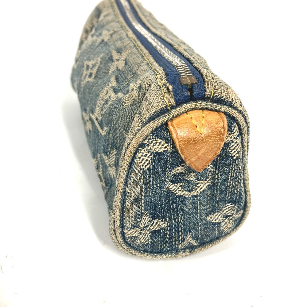 LOUIS VUITTON Pouch M95081 Monogram denim blue Monogram denim Truth Speedy GM