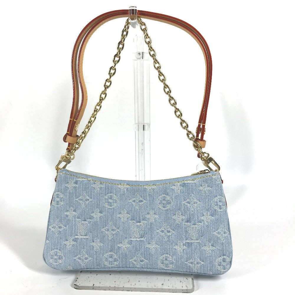 LOUIS VUITTON Shoulder Bag M83532 Monogram denim blue Monogram denim Pochette Live