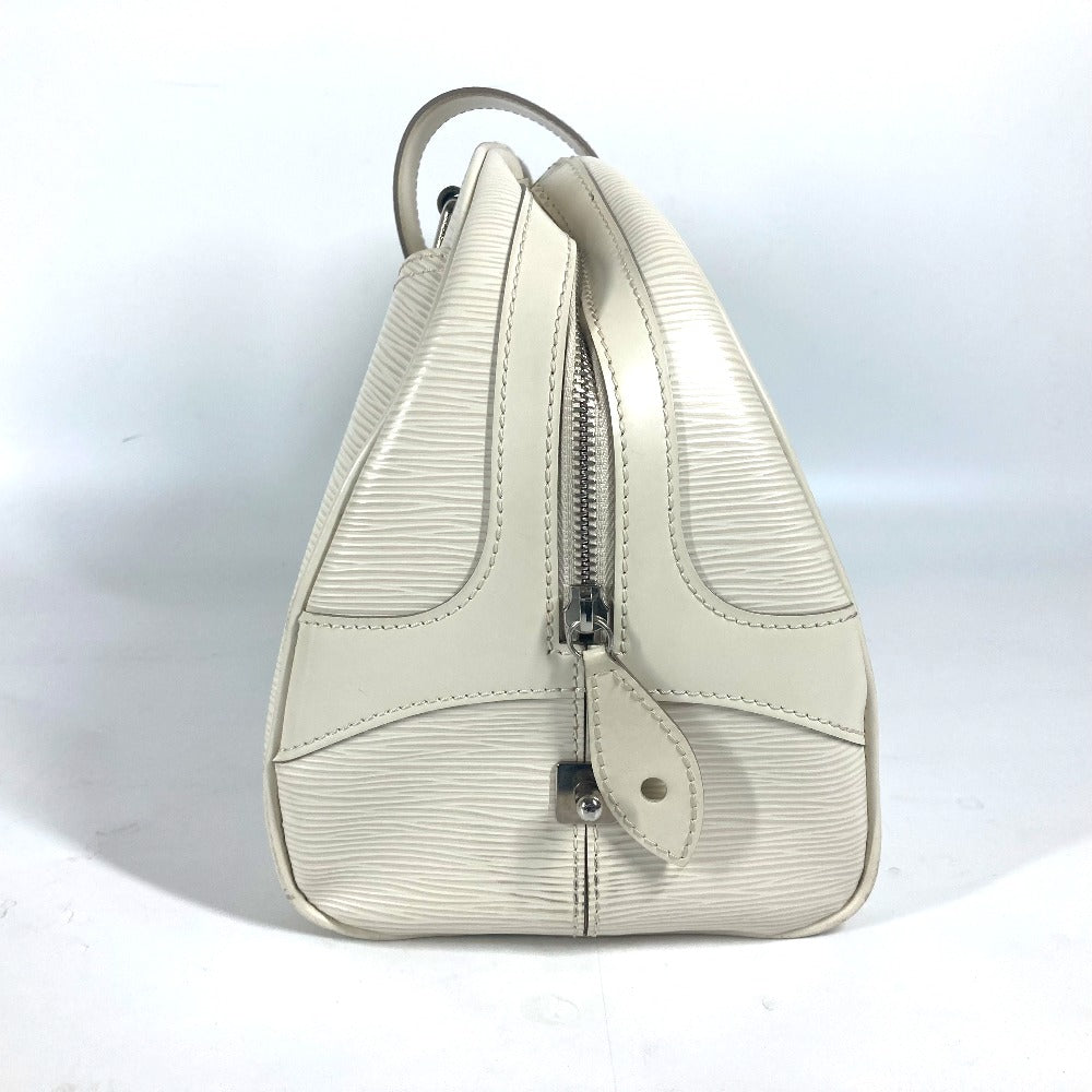 LOUIS VUITTON Handbag M5931J Epi Leather white Epi Bowling Montaigne GM Women