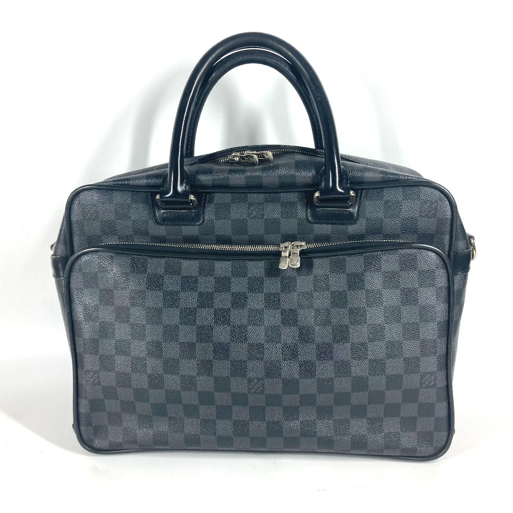 LOUIS VUITTON Business bag N23253 Damier Grafitto Canvas black Damier Grafitte Ikar mens