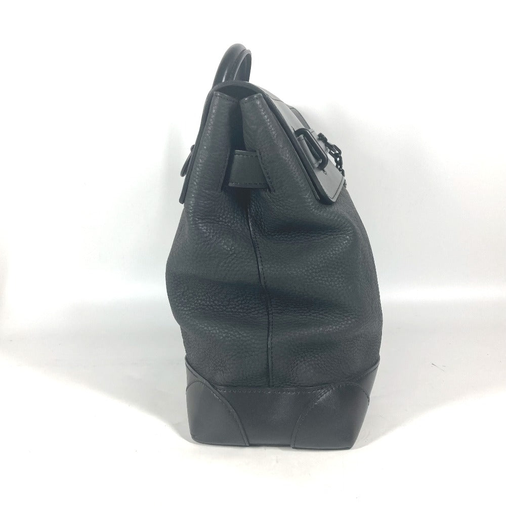 LOUIS VUITTON Shoulder Bag M55701 Taurillon Clemence Leather black Monogram Steamer PM mens