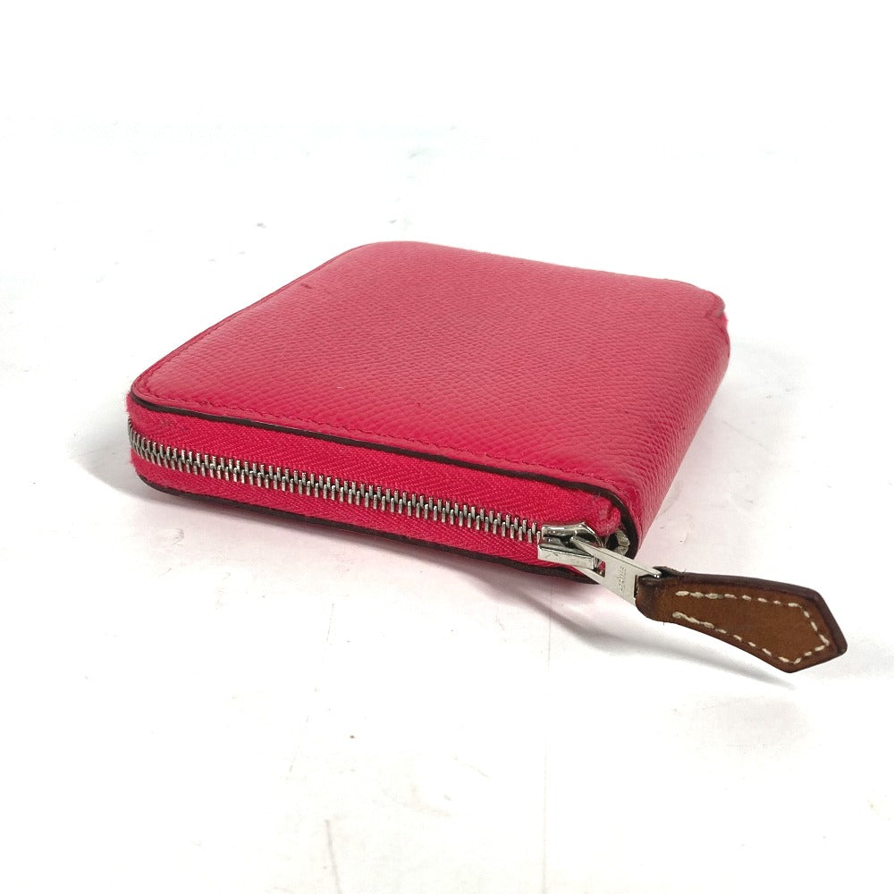 HERMES Coin case Epsom pink AzapSilk Incompact Women