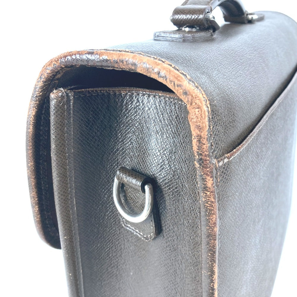 LOUIS VUITTON Business bag M32618 Taiga Leather Brown Taiga Anton mens