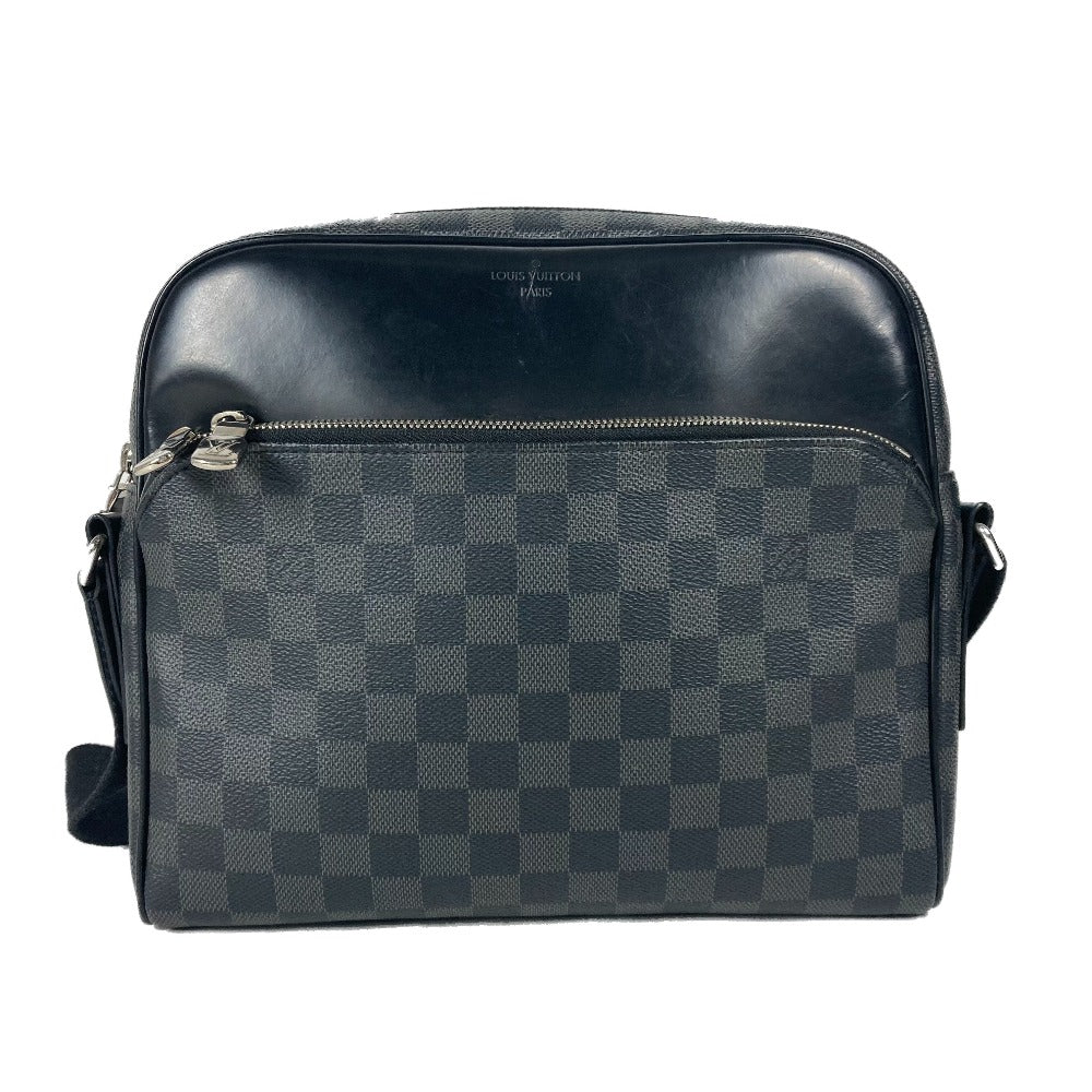 LOUIS VUITTON Shoulder Bag N41408 Damier Grafitto Canvas black Damier Grafitte Dayton PM