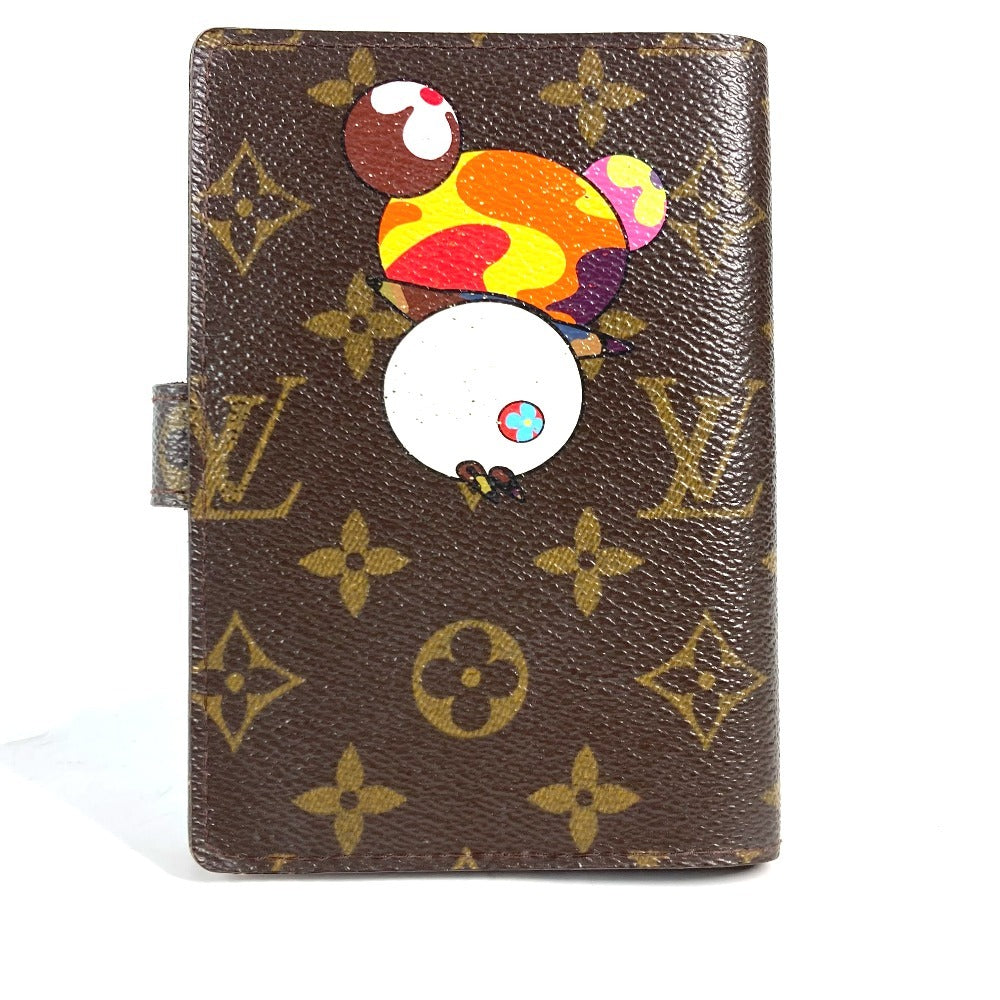 LOUIS VUITTON Notebook cover R20011 Monogram canvas Brown Monogram panda Agenda PM Women